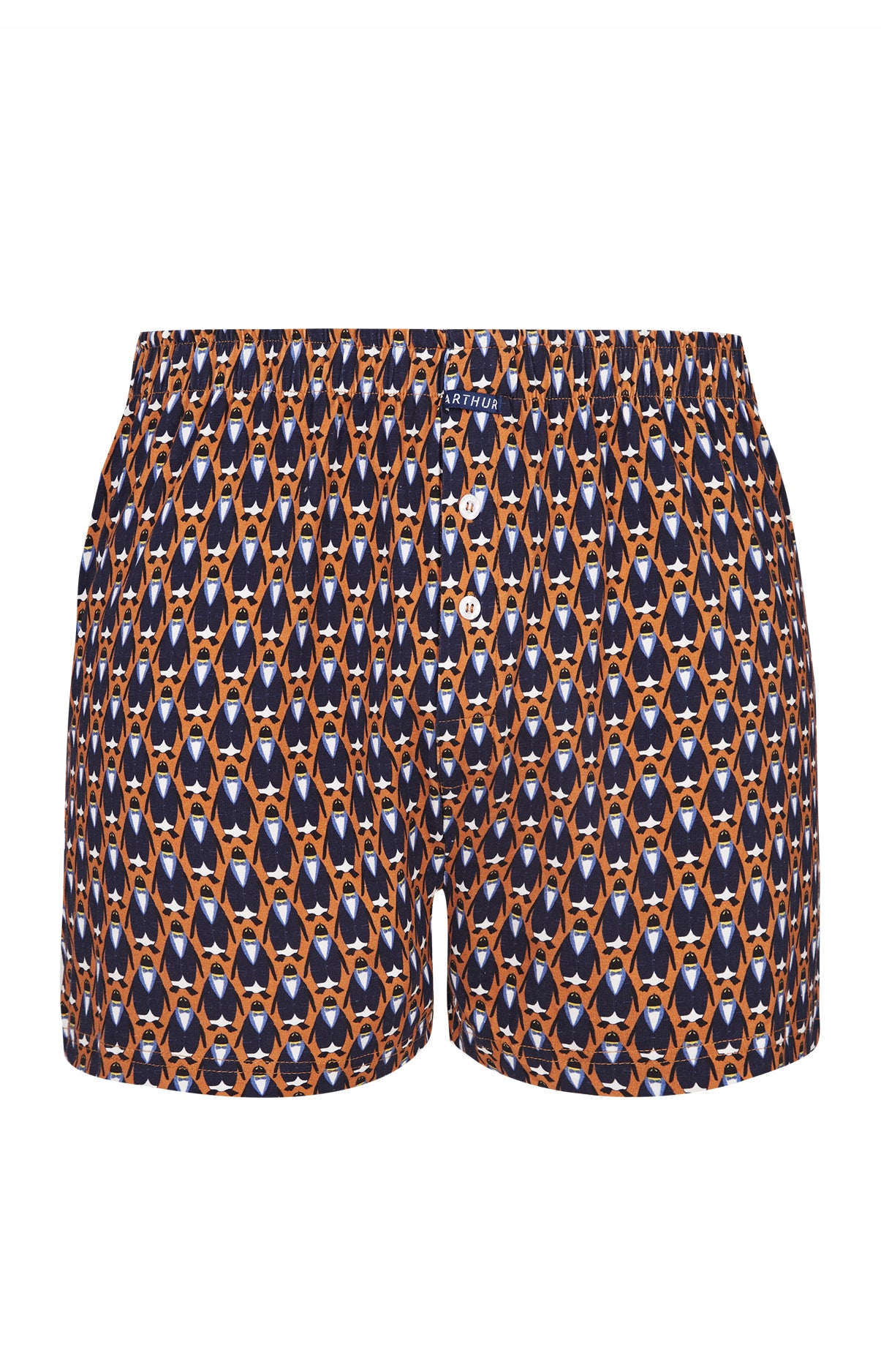 Caleçon de Nuit Homme Tenue de Soirée Orange 3