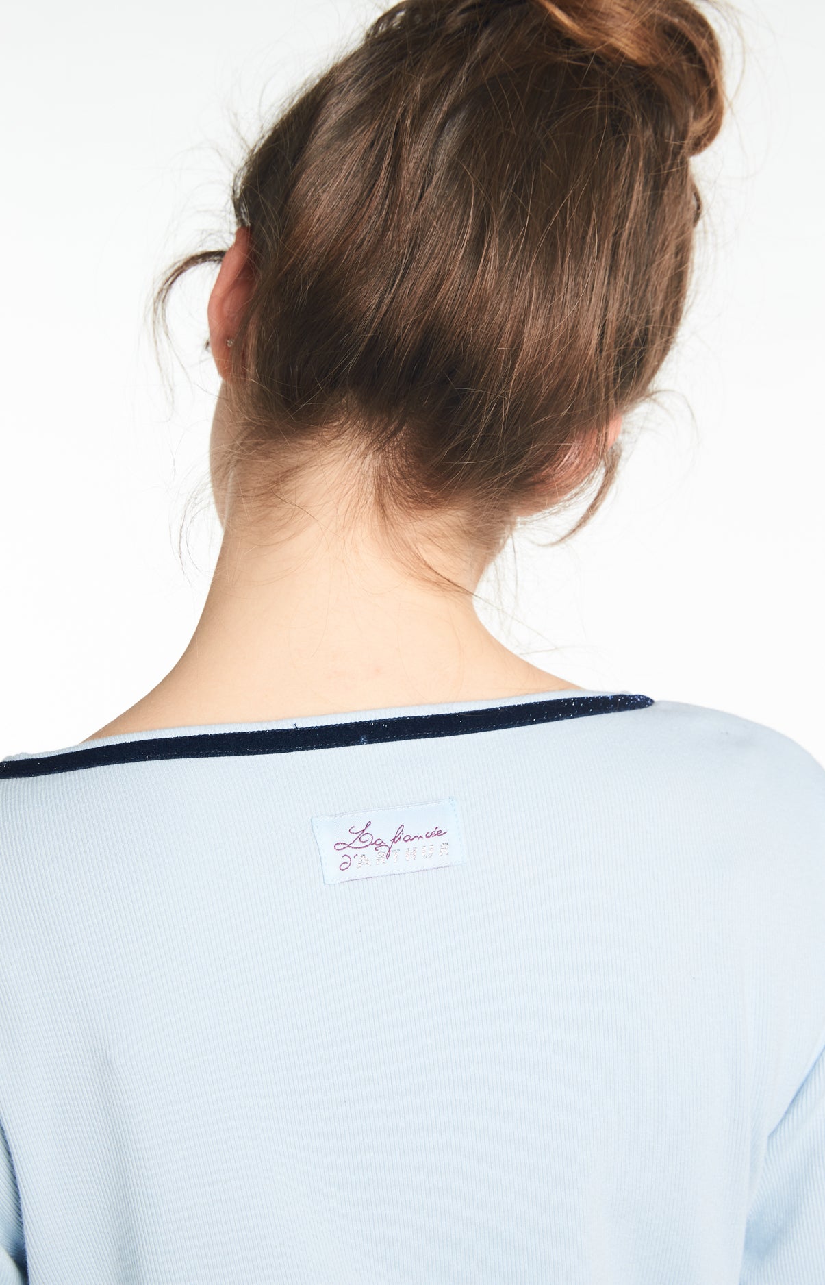 Cache Femme coeur Bleu 5