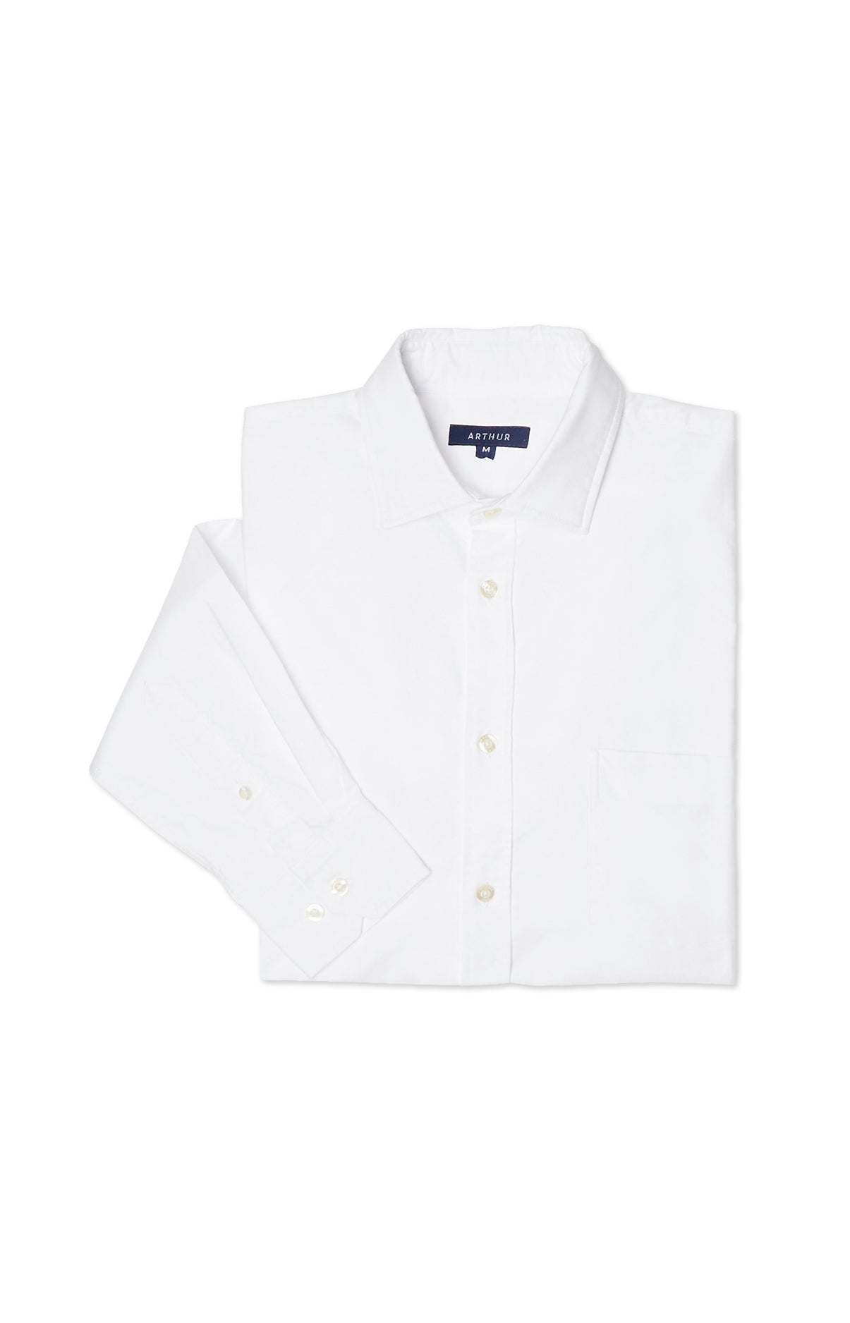 Chemise unie Homme he Homme Blanc et Ivoire 3