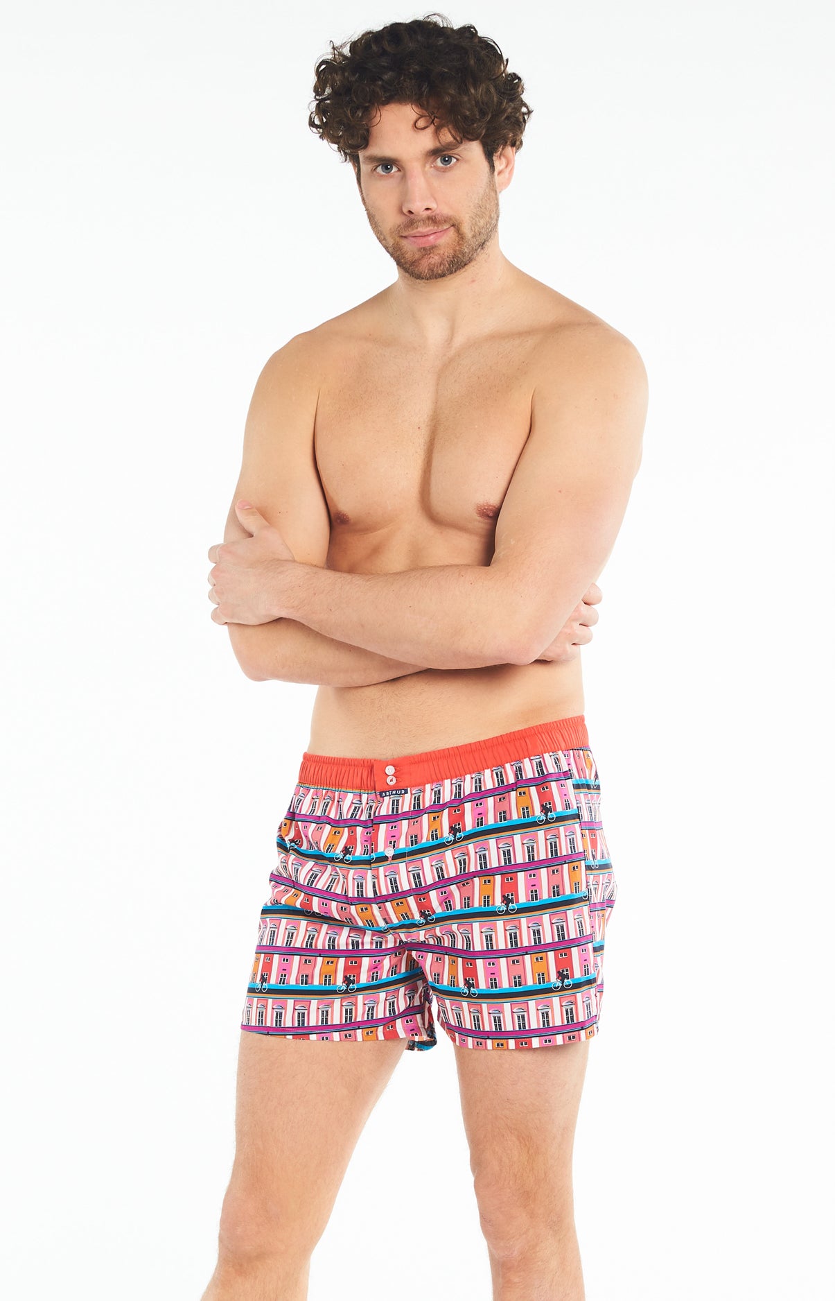 Caleçon avec suspensoir Homme Le Club n°938 Multicolore 1