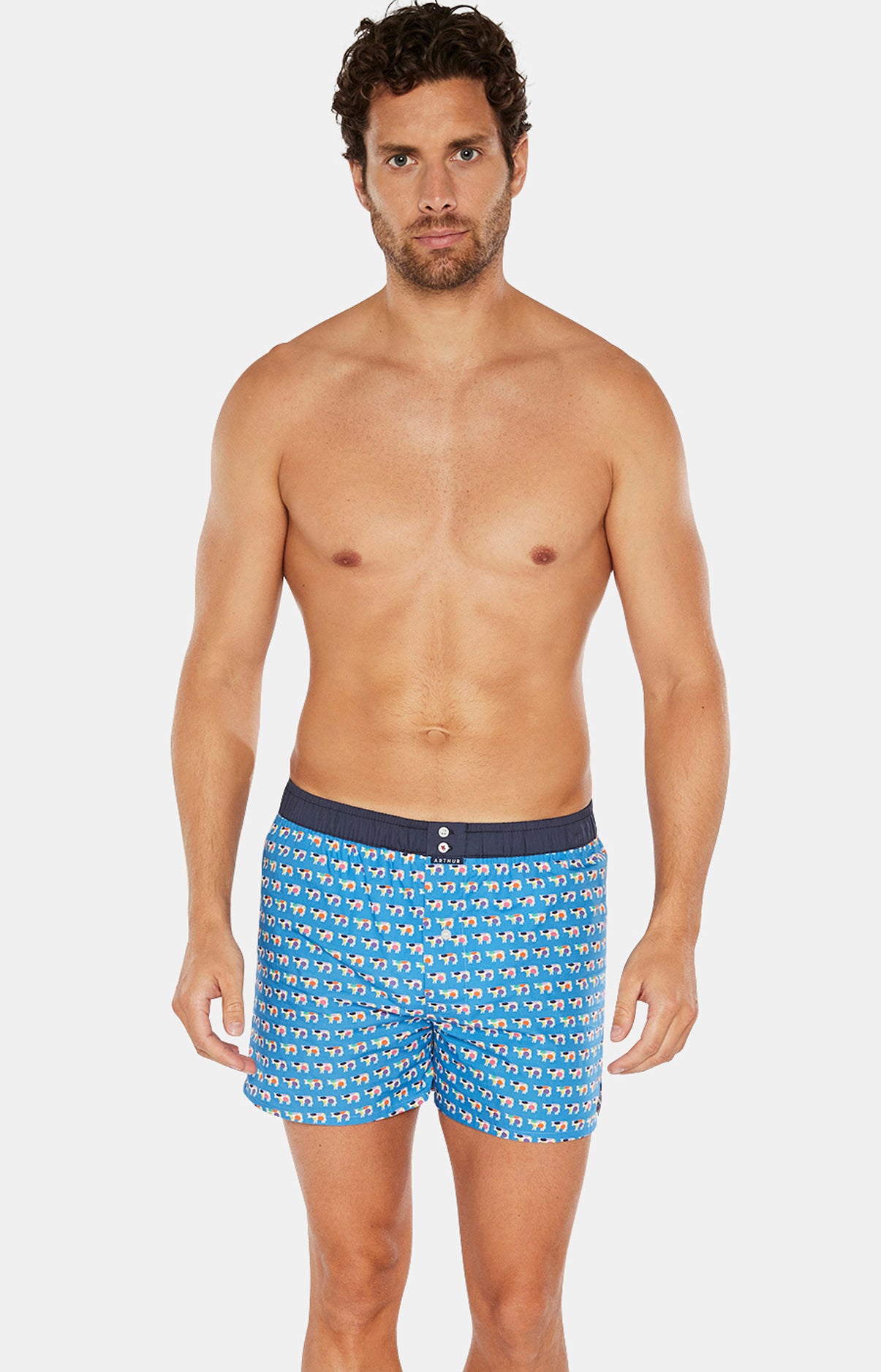 Caleçon avec suspensoir Homme Le Club n°973 Bleu 2