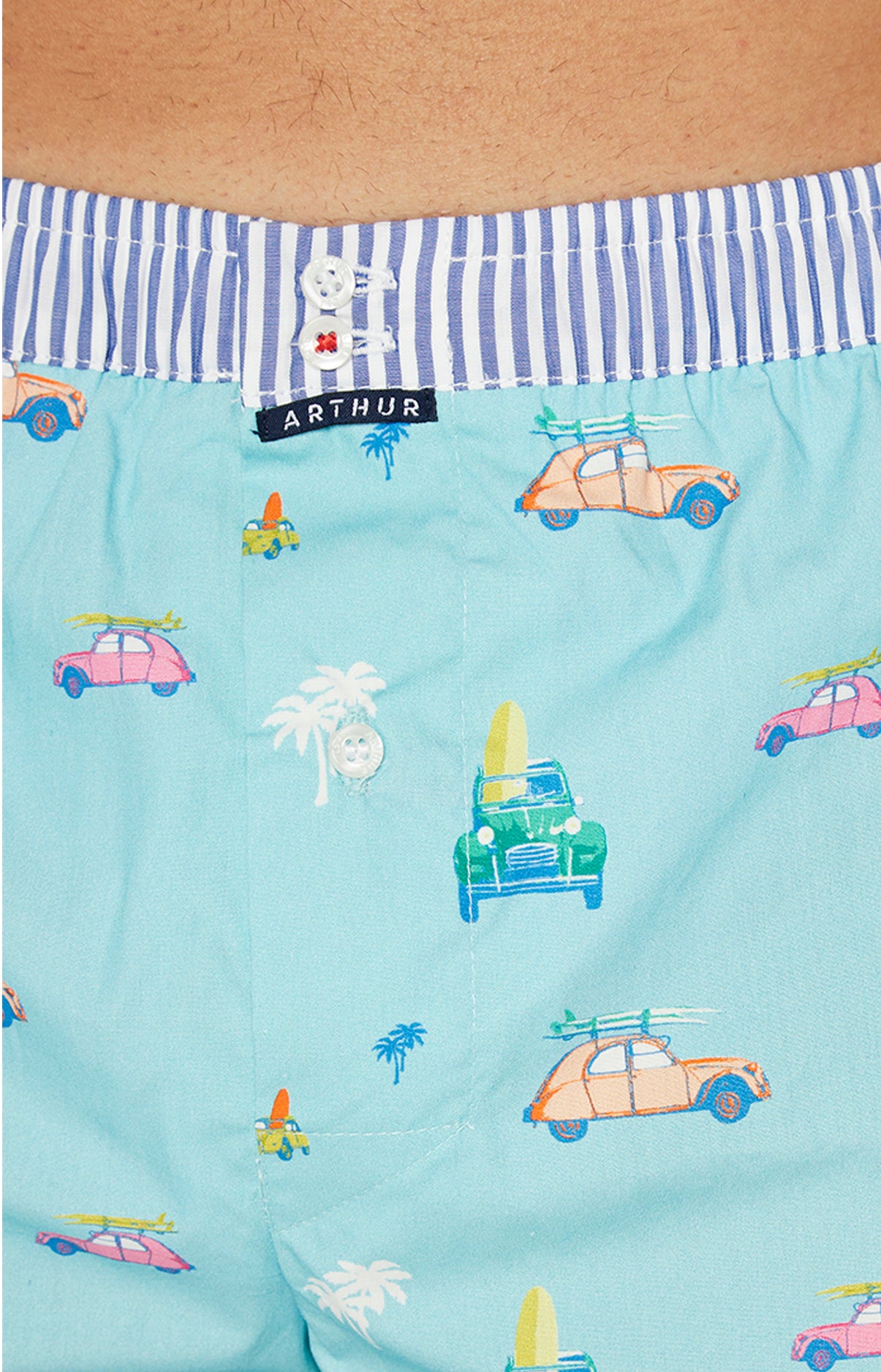 Caleçon avec suspensoir Homme Le Club n°983 Multicolore 2