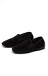Chaussons Homme Velours Tradi Noir 1