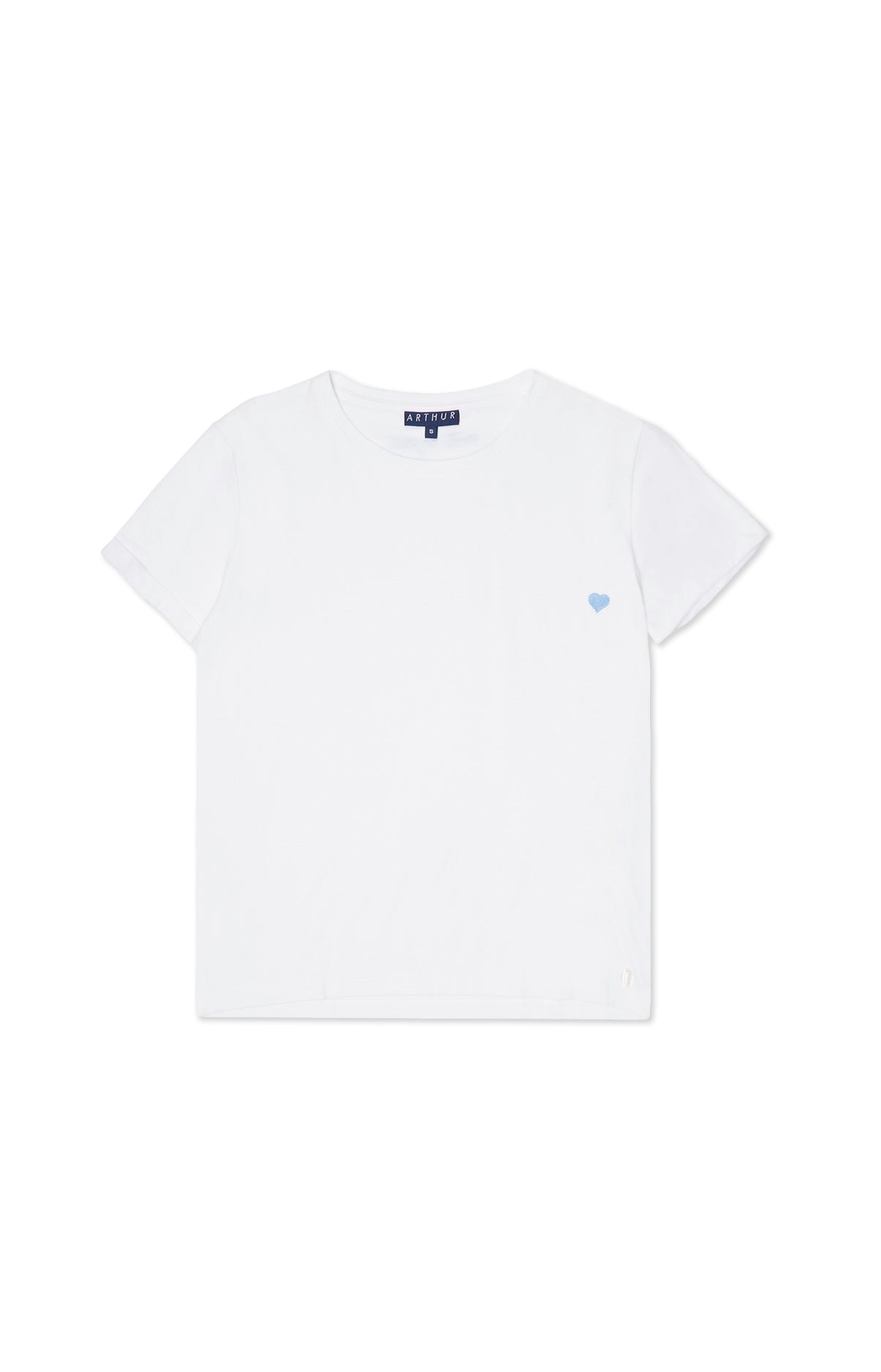 Tee-shirt uni Femme Blanc et Ivoire 16