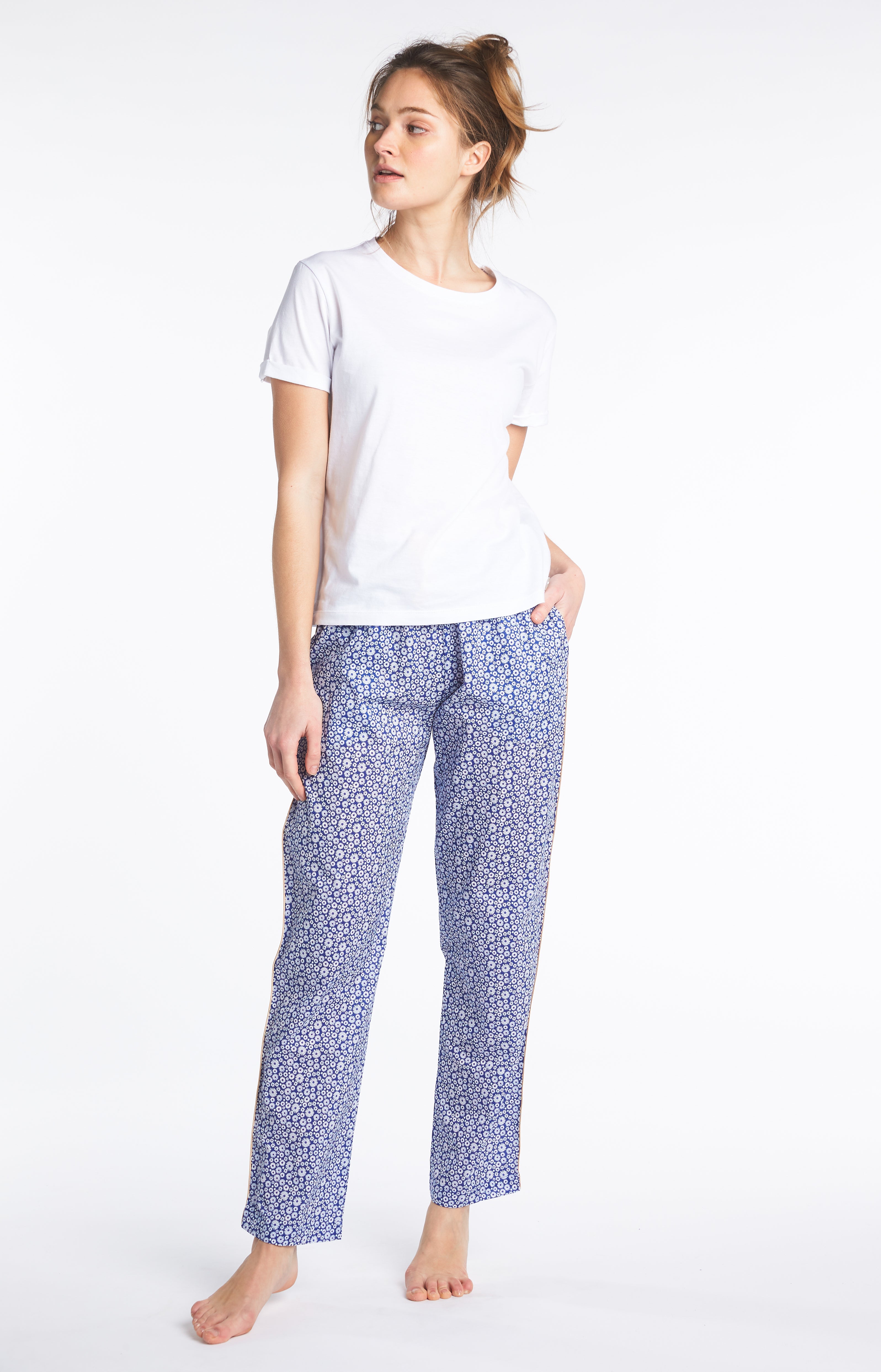 Tee-shirt uni Femme Blanc et Ivoire 14