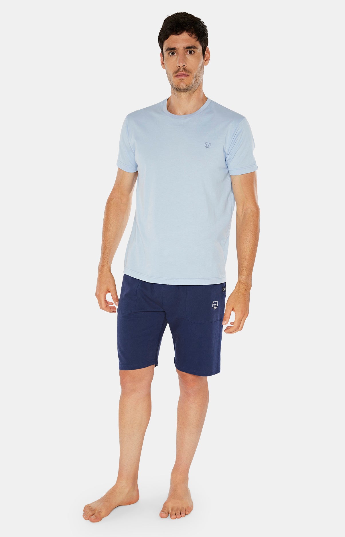 Short Homme Uni Marine 13