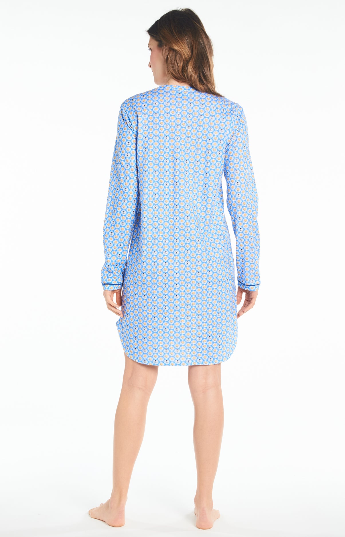 Chemise de nuit Femme Paquerette Bleu 7