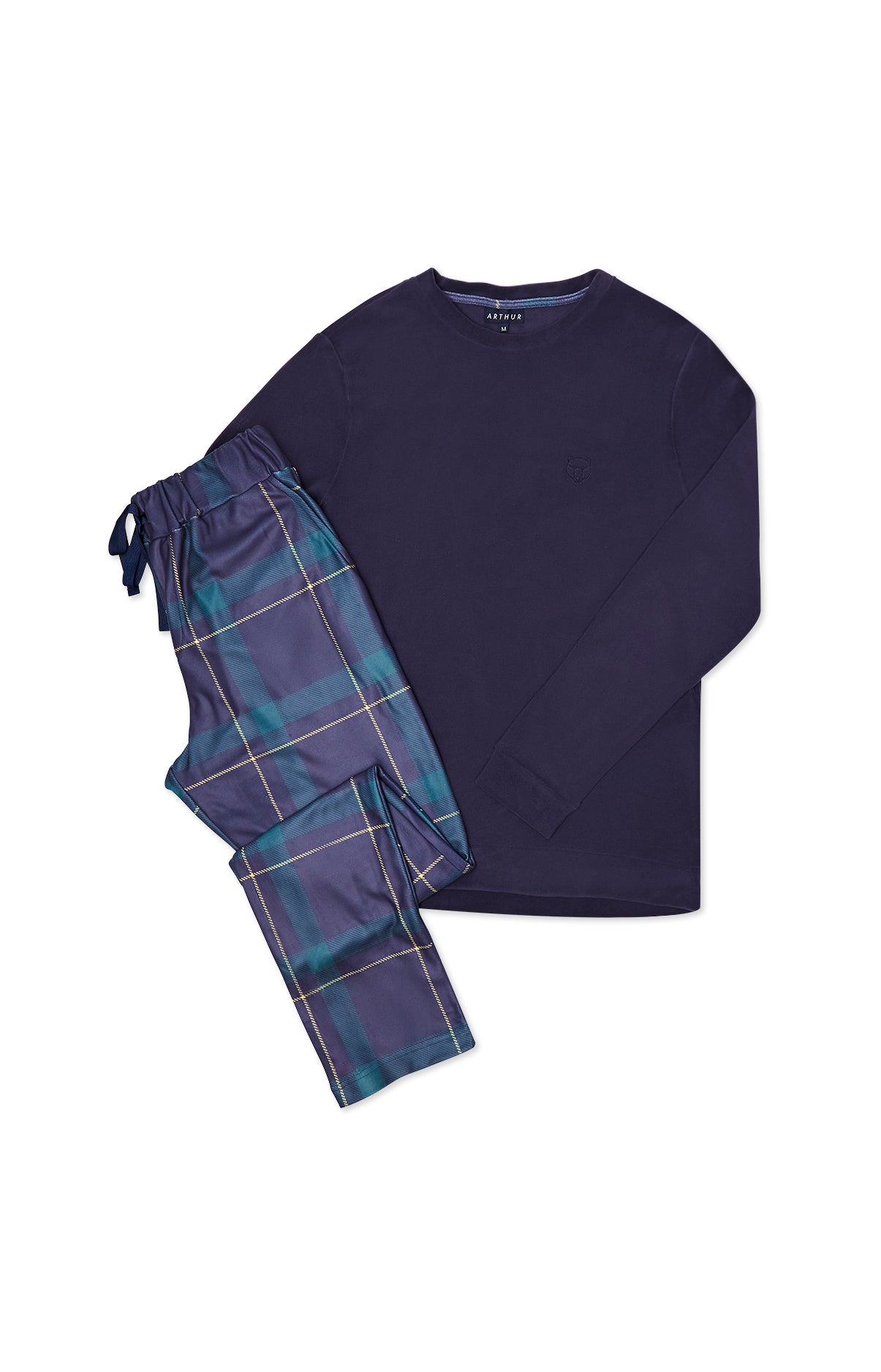 Pyjama long Homme Polaire Benjamin Marine 3