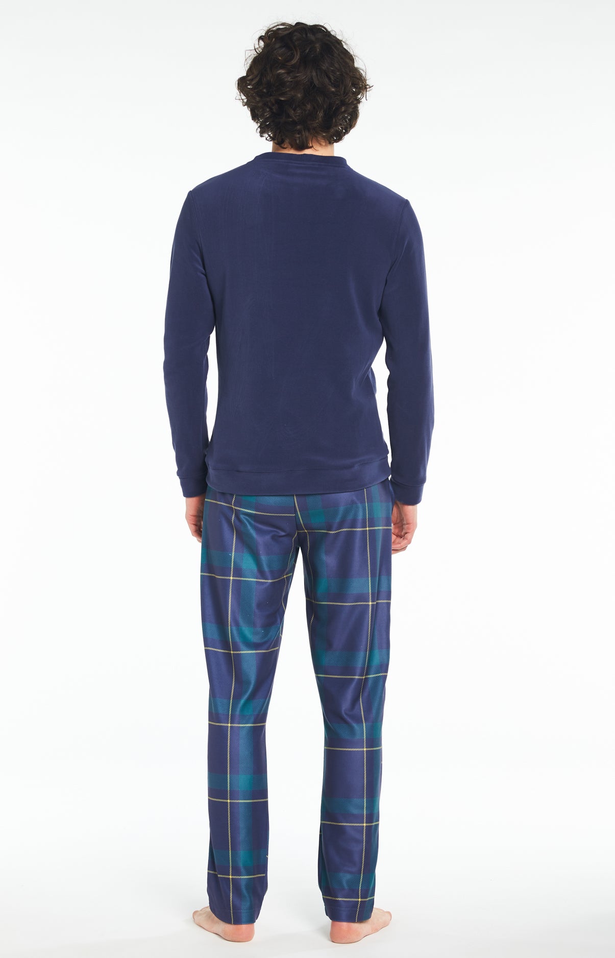 Pyjama long Homme Polaire Benjamin Marine 4