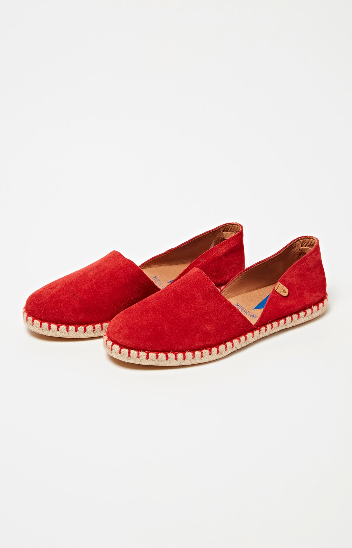 Espadrilles Femme unies Rouge 3