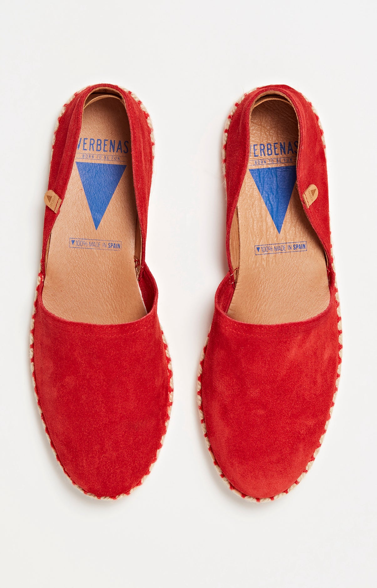 Espadrilles Femme unies Rouge 4