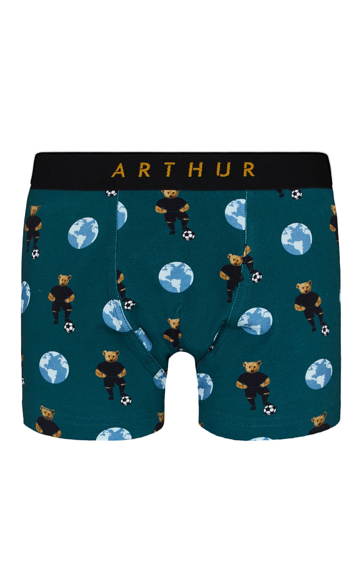 Boxer Enfant Teddy Foot Vert 3