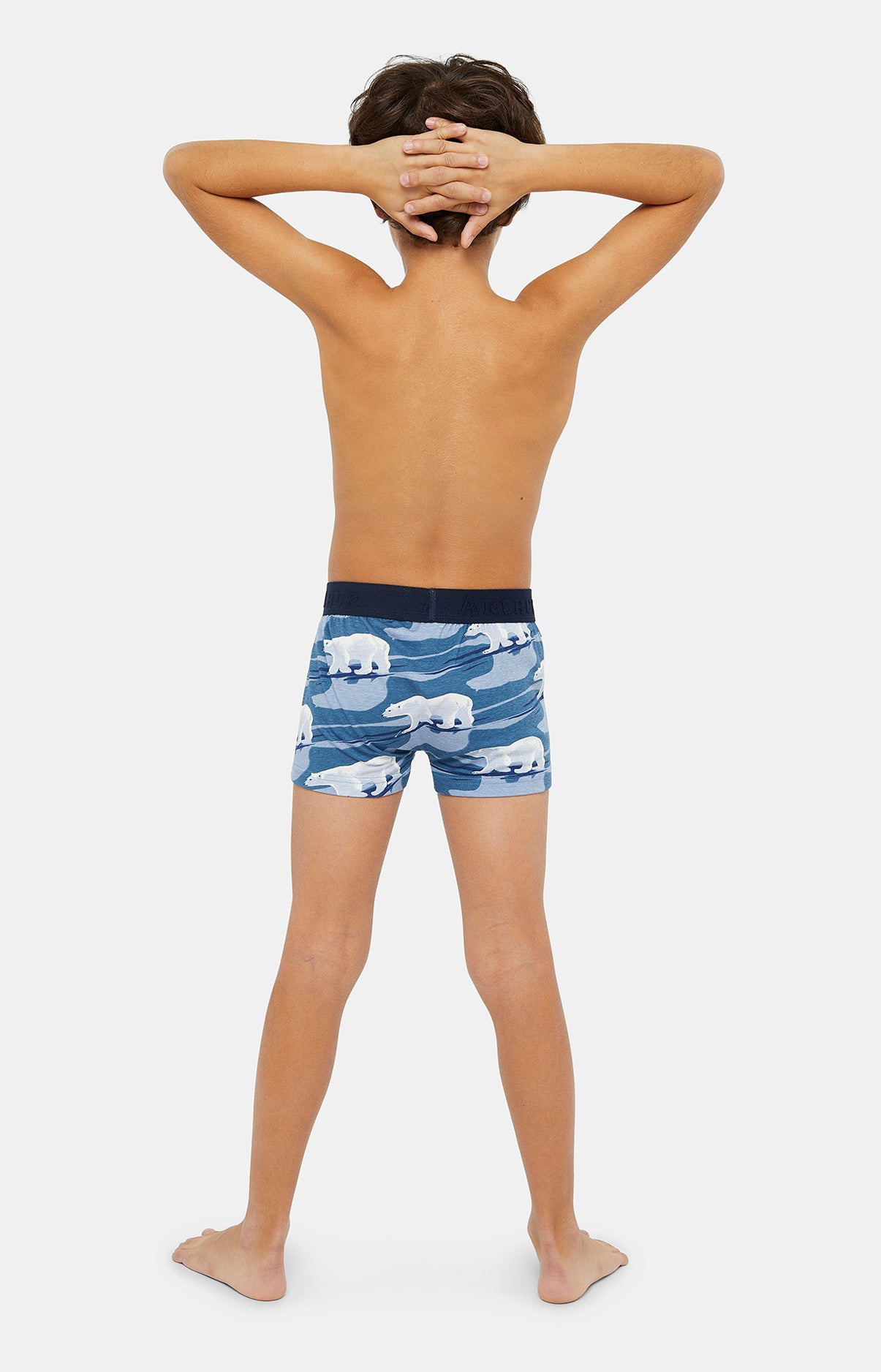 Boxer Enfant Ours Bleu 4