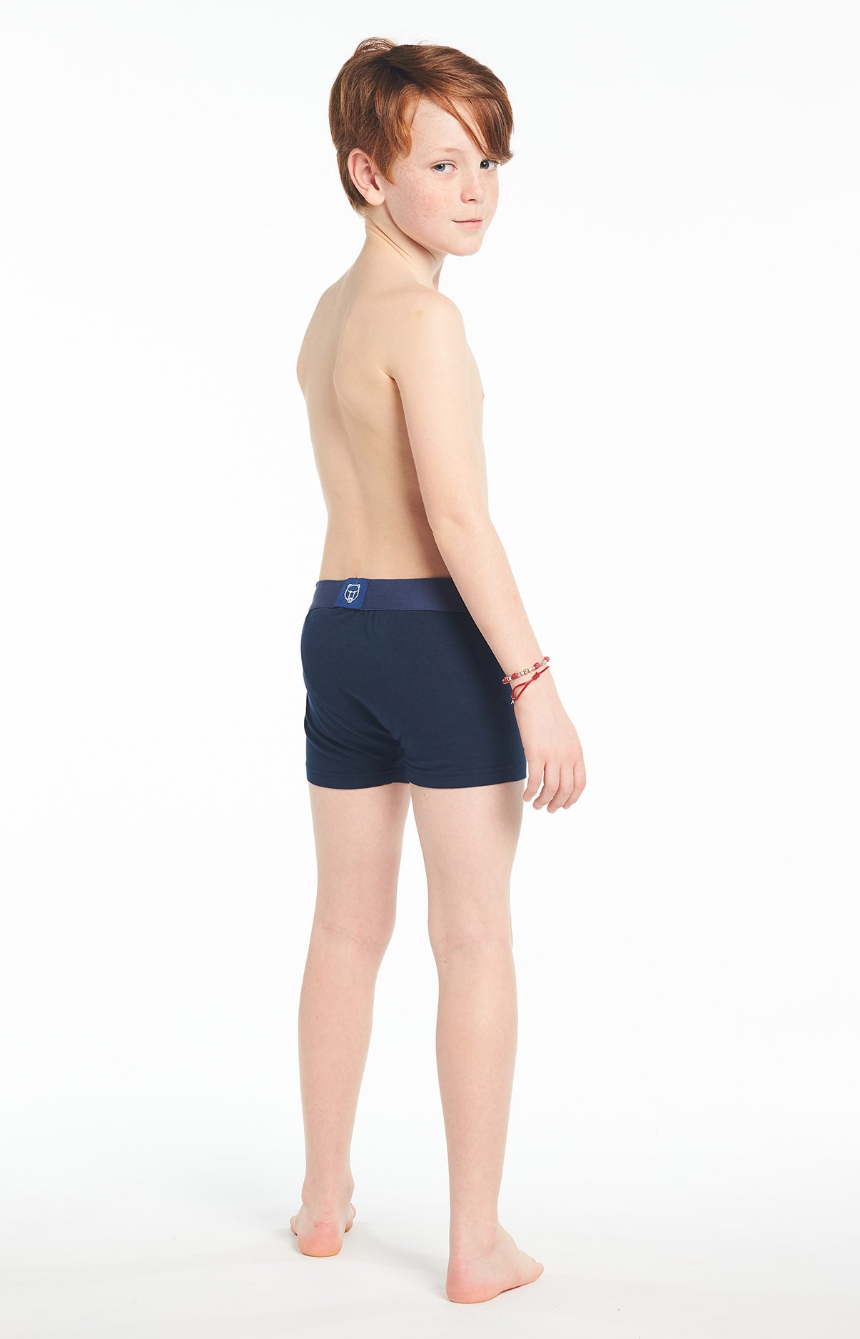 Boxer Enfant Uni Marine 10
