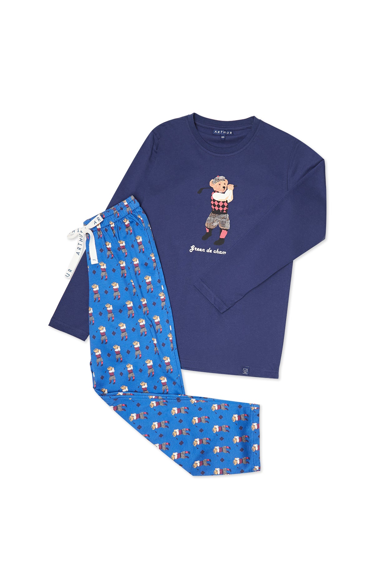 Pyjama Long Teddy Roi 3