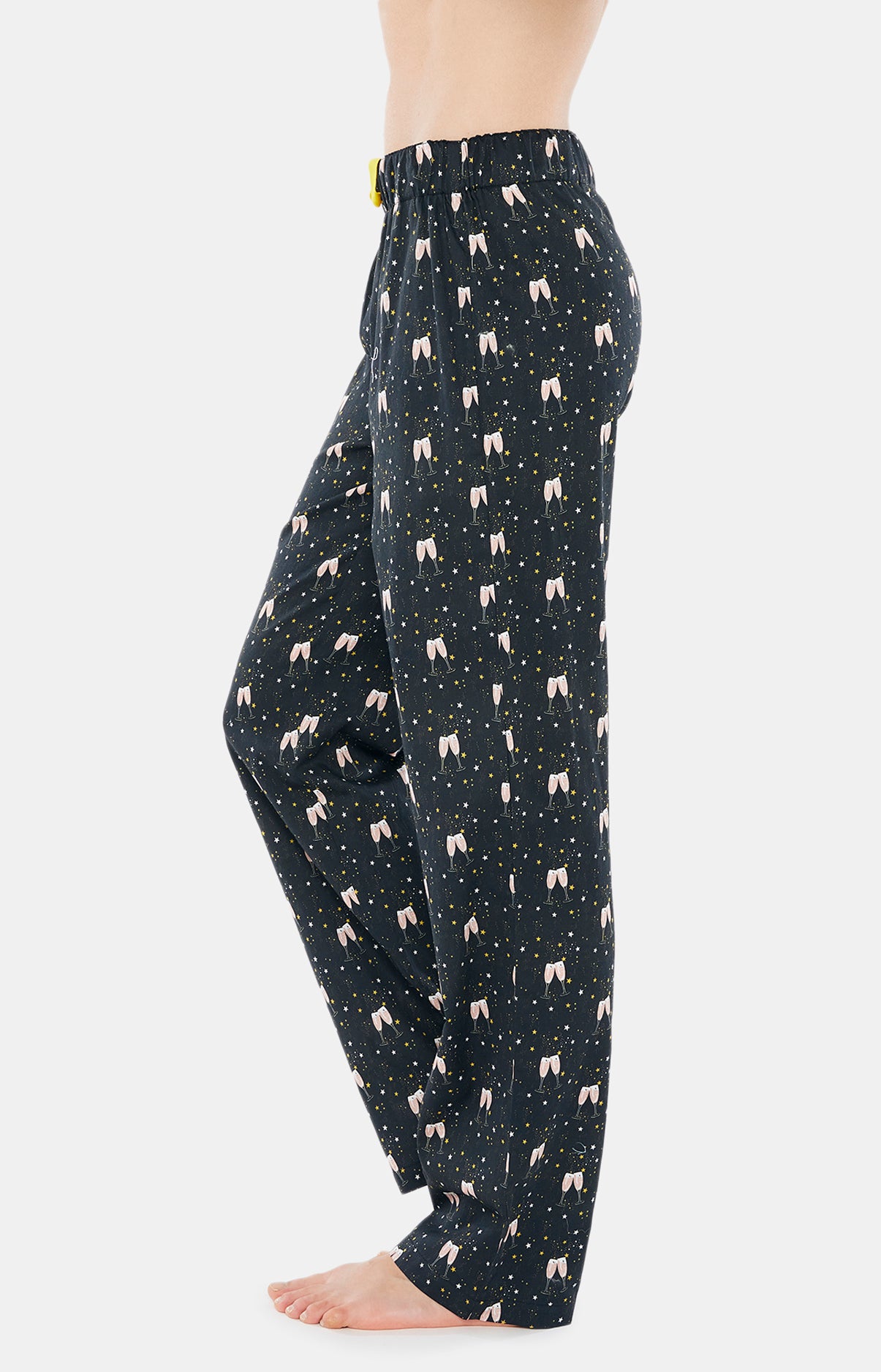 Pyjama long Femme Pétillante Noir 5