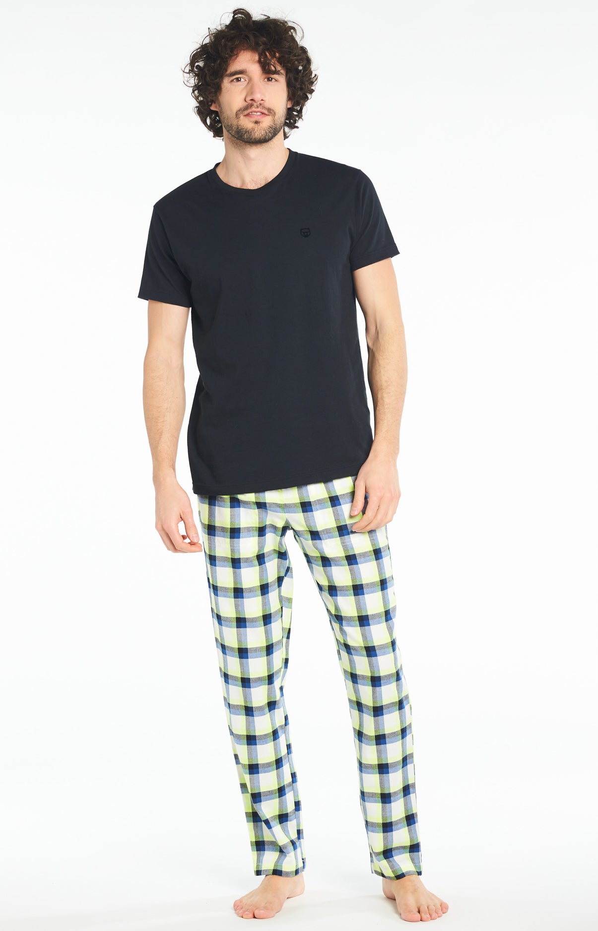 Pantalon Homme Big Fluo Jaune 2