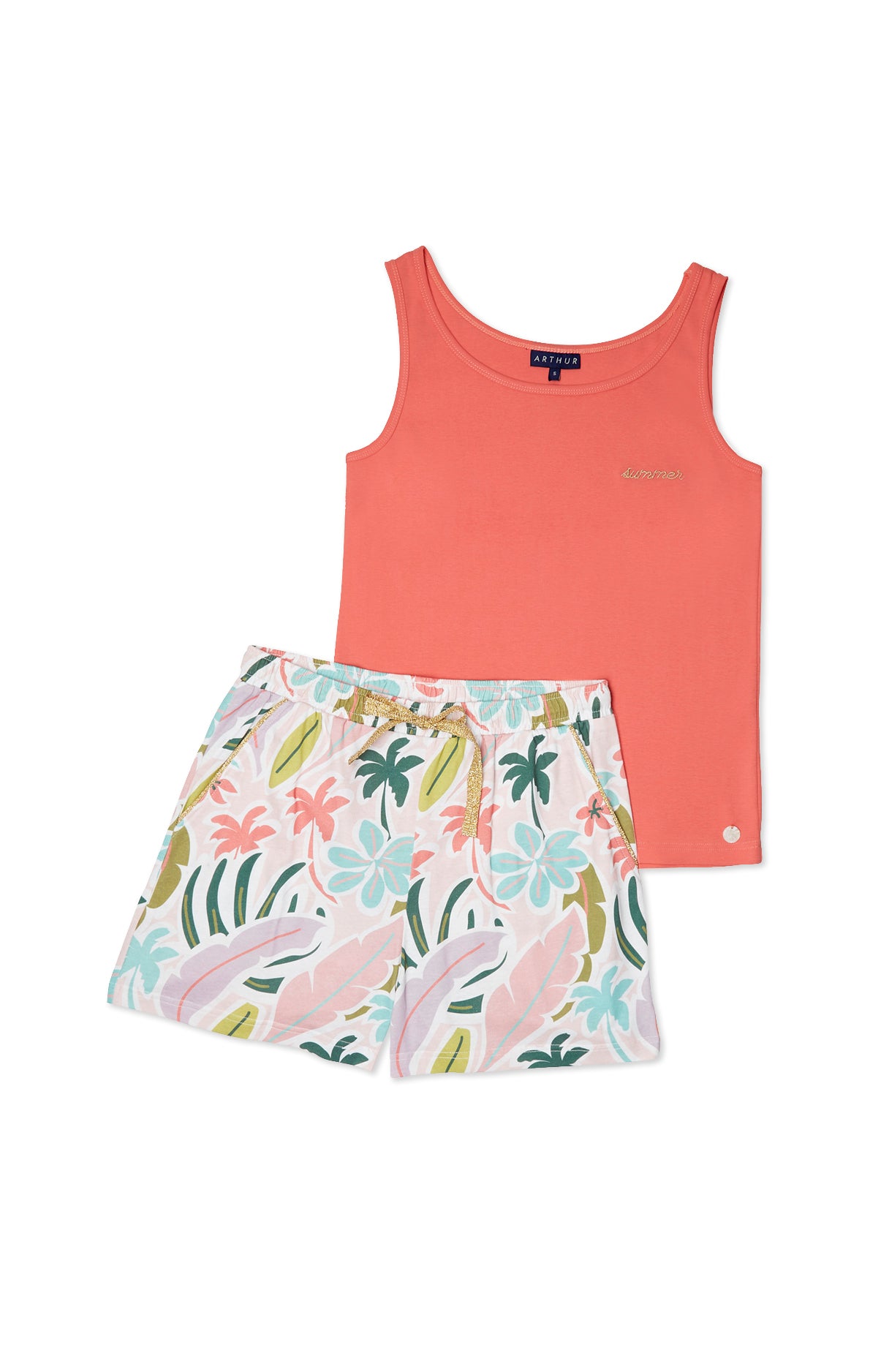 Pyjama court Femme Malibu Multicolore 3