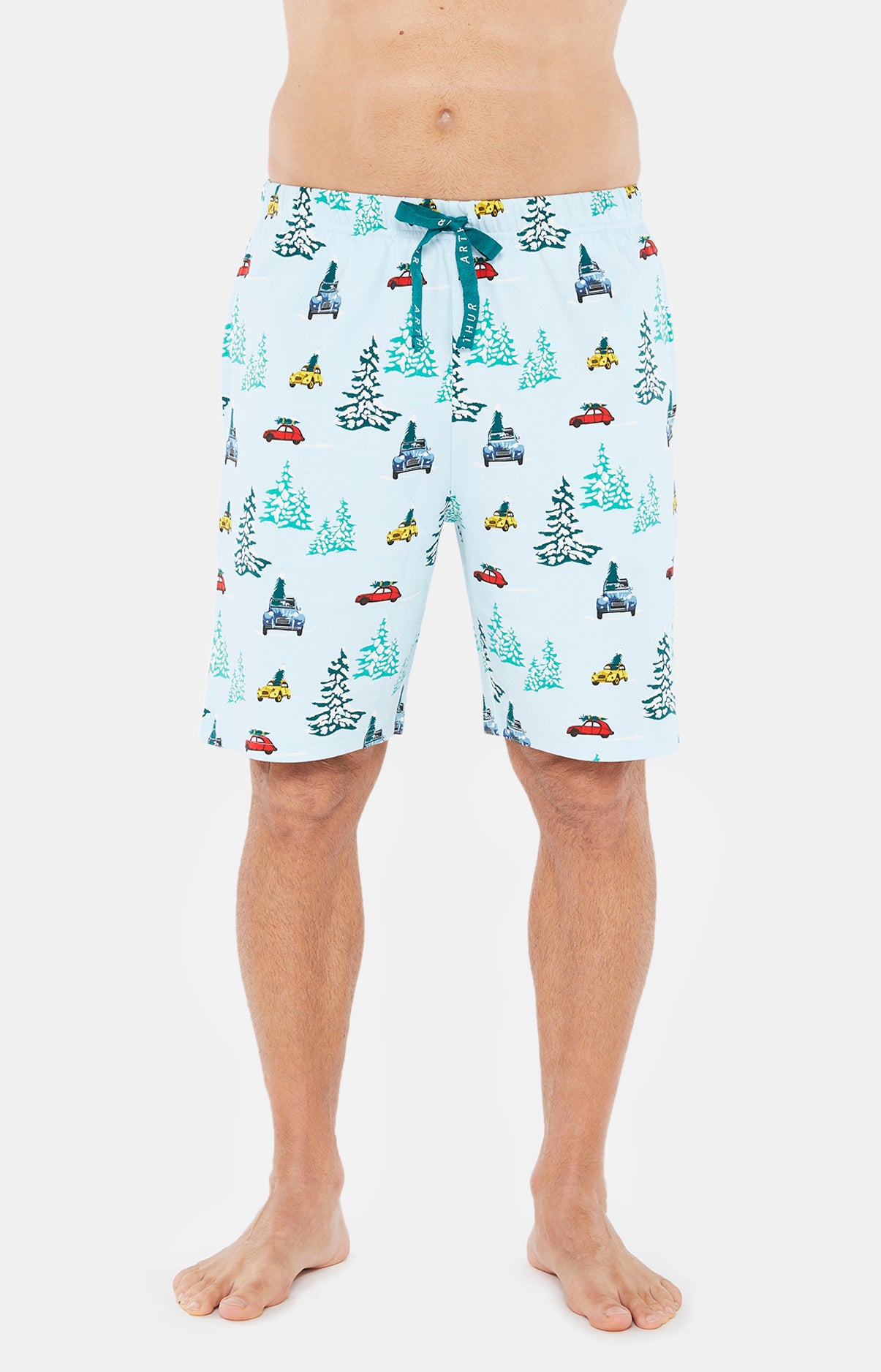 Pyjashort Homme manches longues 2CV Bleu 5