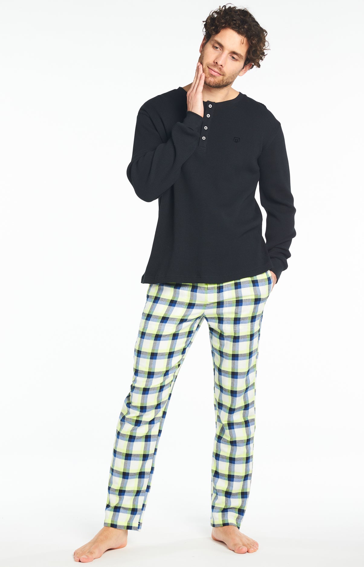 Tee-shirt Homme Uni Noir 12