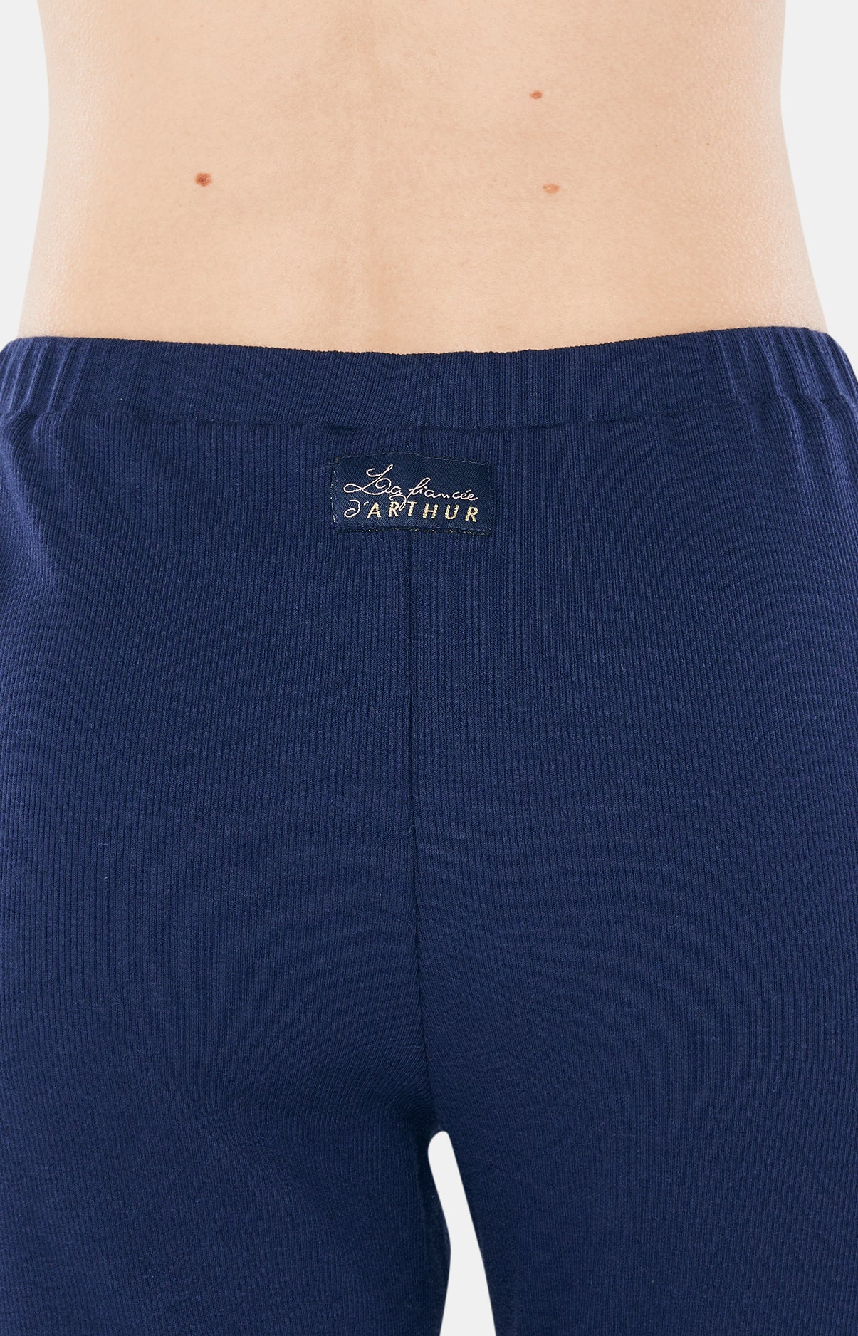 Legg Femme Coton Marine 5