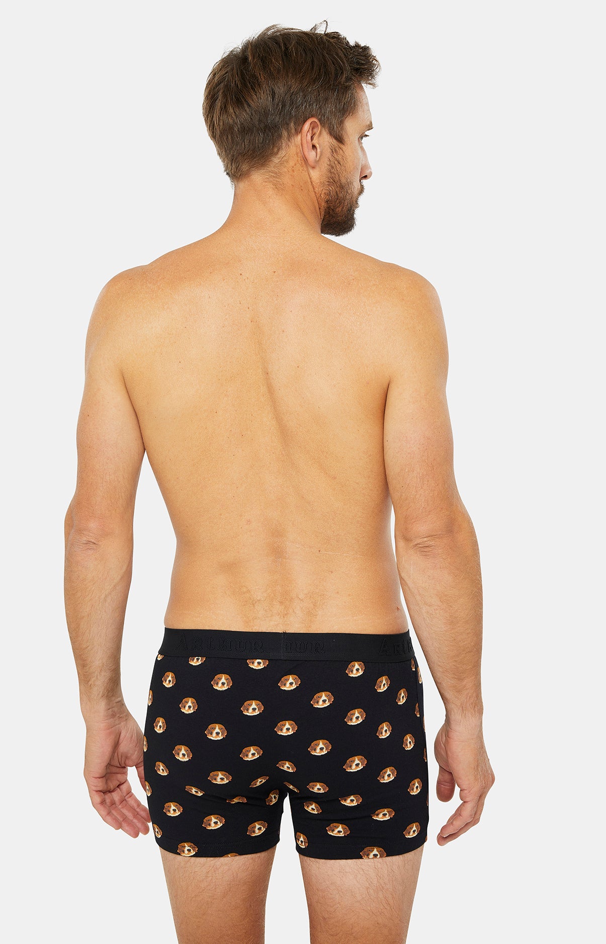 Boxer Homme Beagle Noir 10