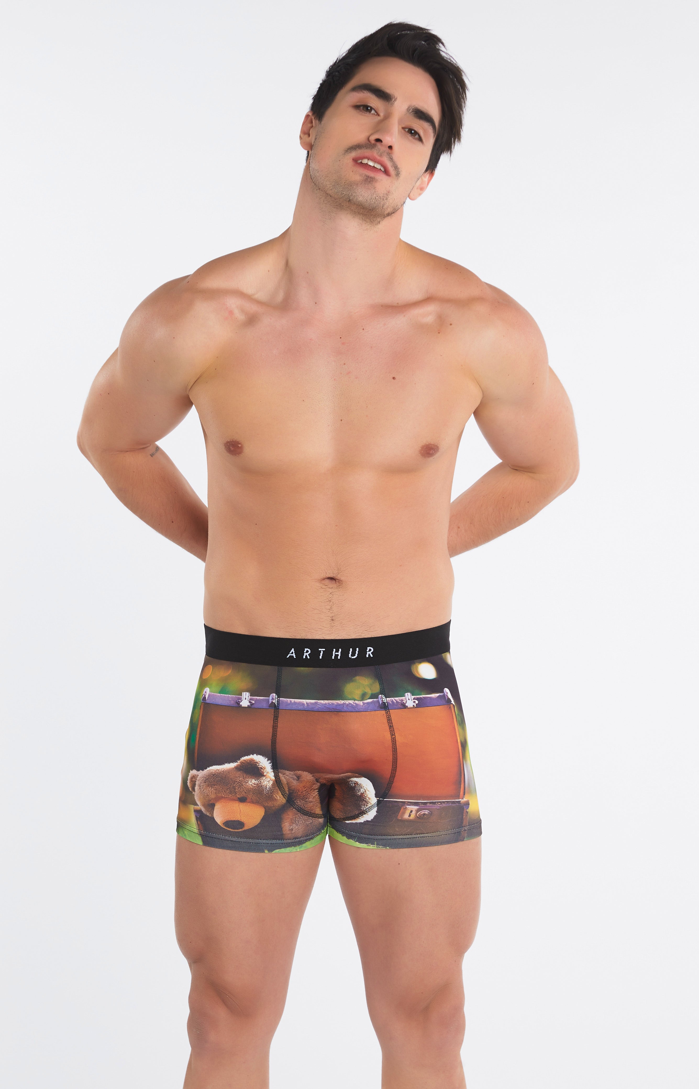 Boxer Homme Big Teddy Beige et Marron 1