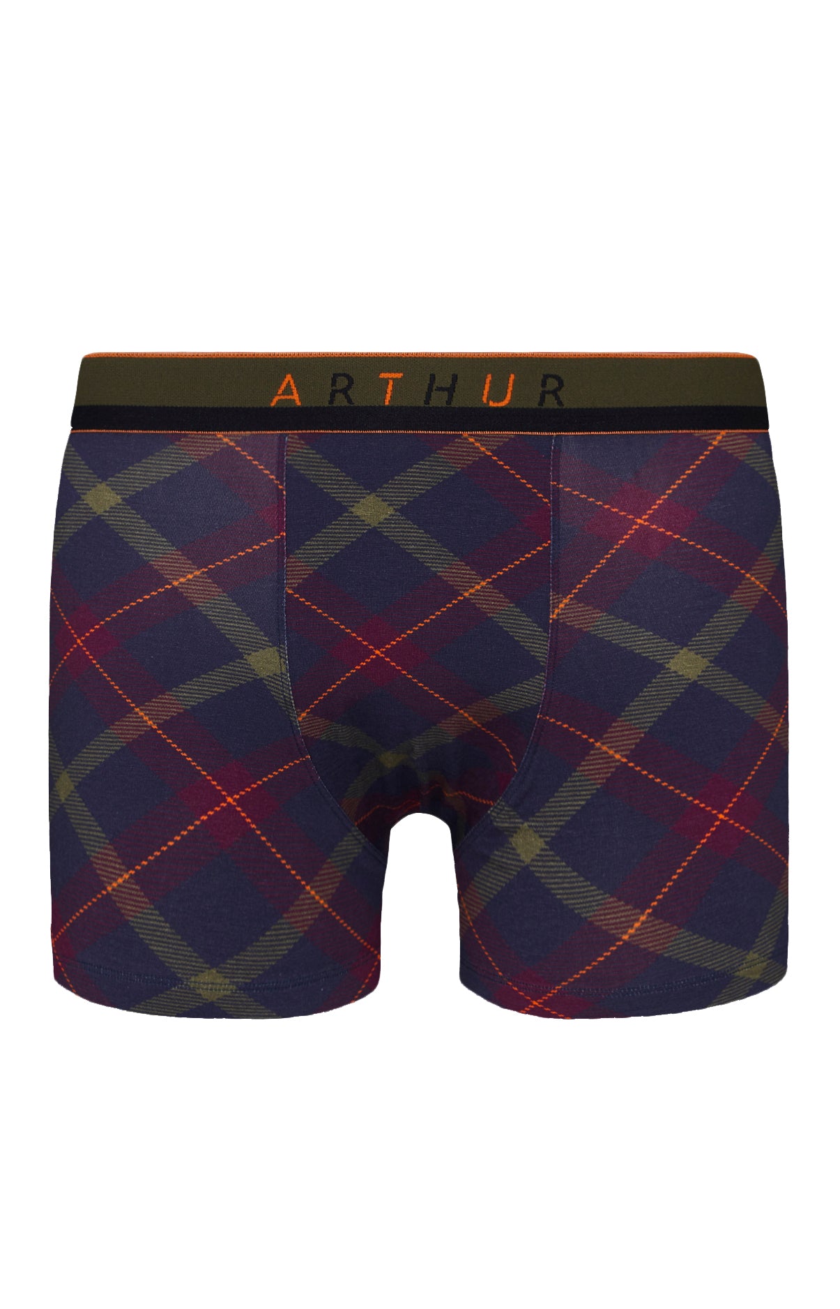 Boxer Homme Tartan Folie Marine 3