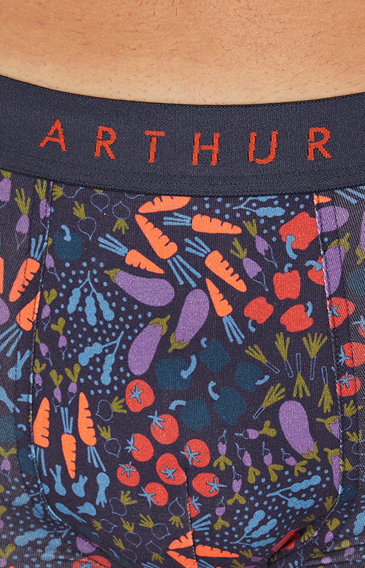 Boxer Homme Potager Marine 4