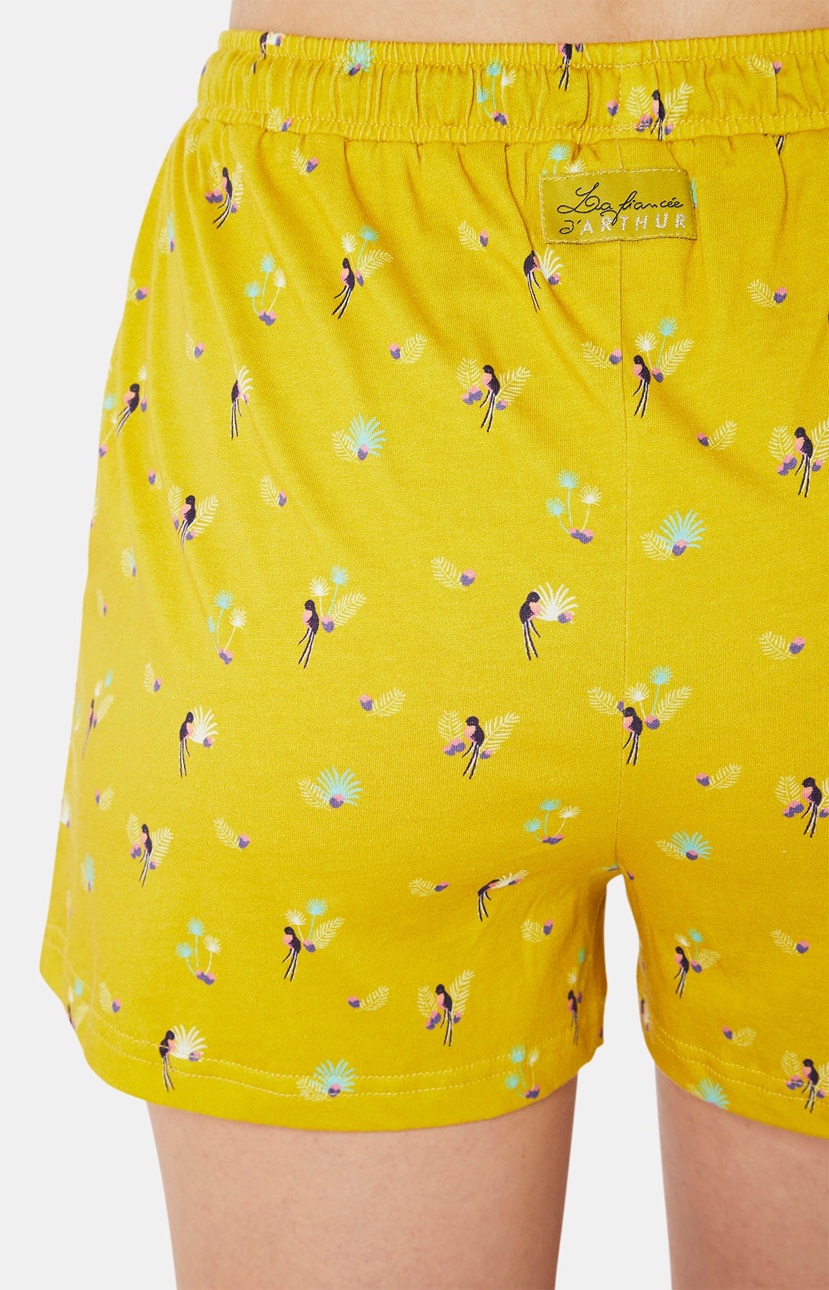 Short Femme Birdie Jaune 6