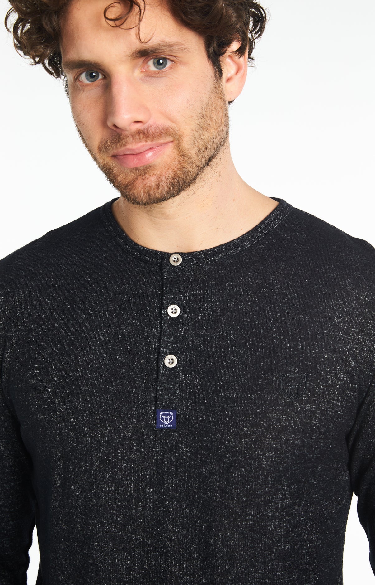 Pyjama long Homme Uni Gris 2