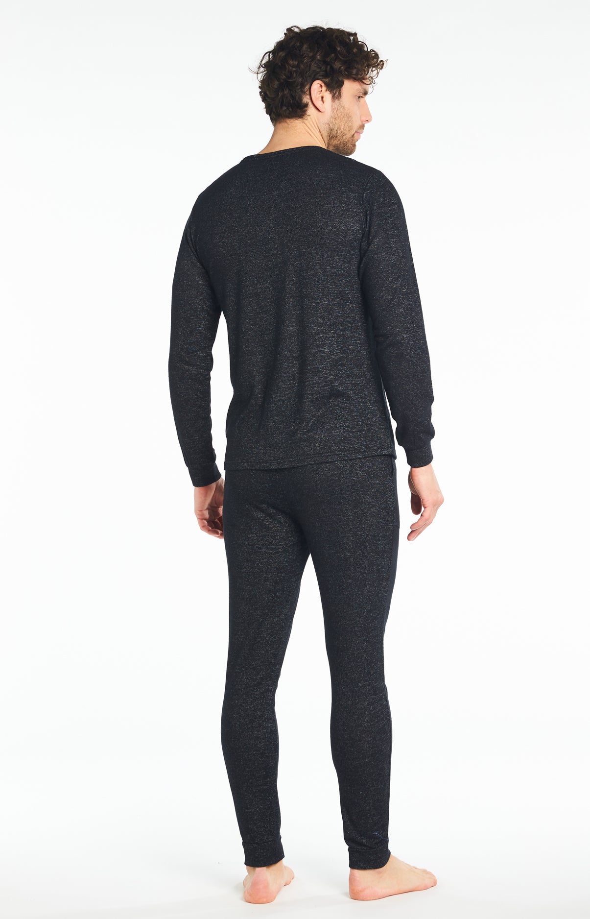 Pyjama long Homme Uni Gris 5