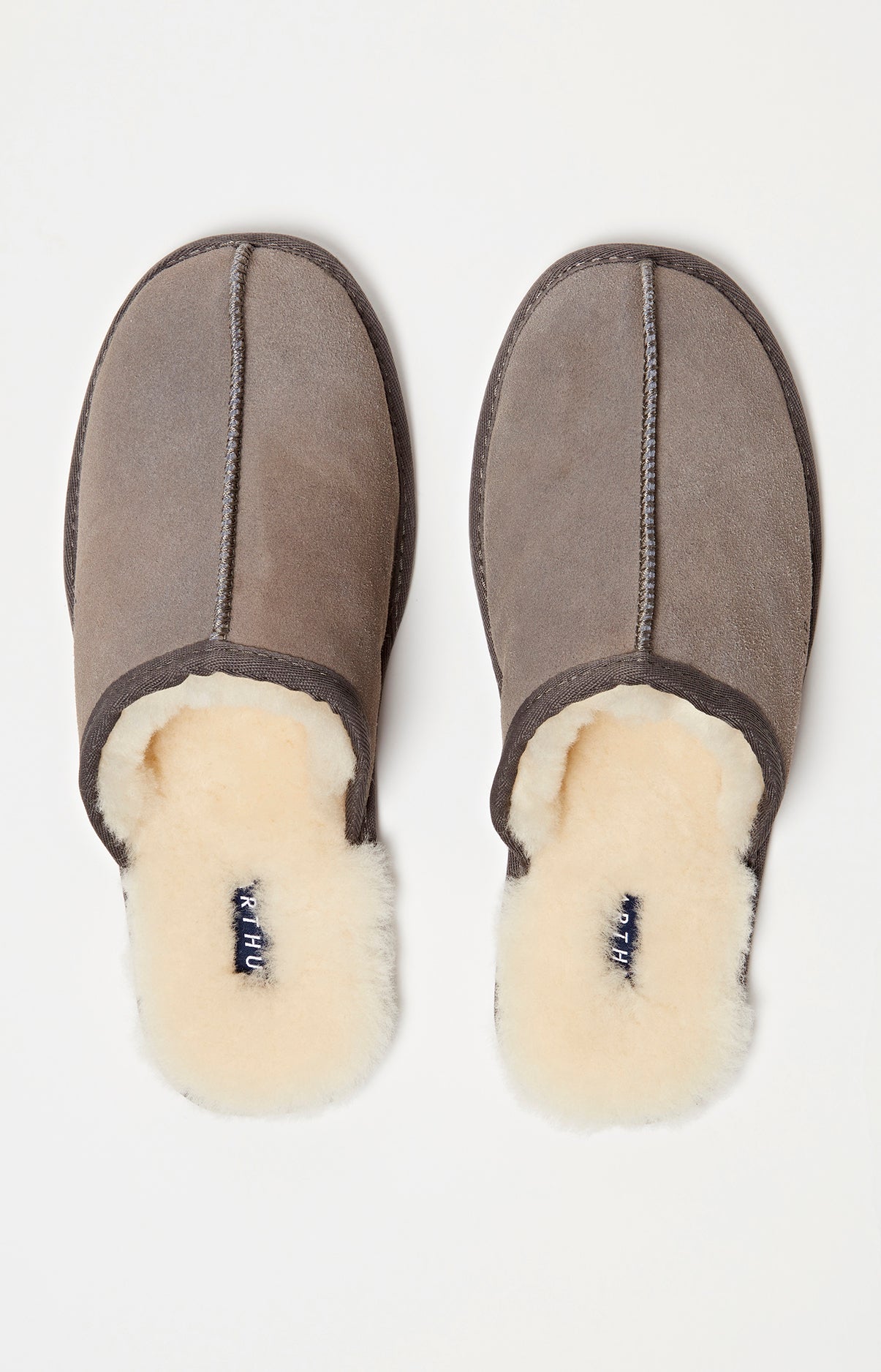 Chaussons Homme Laine Beige et Marron 4