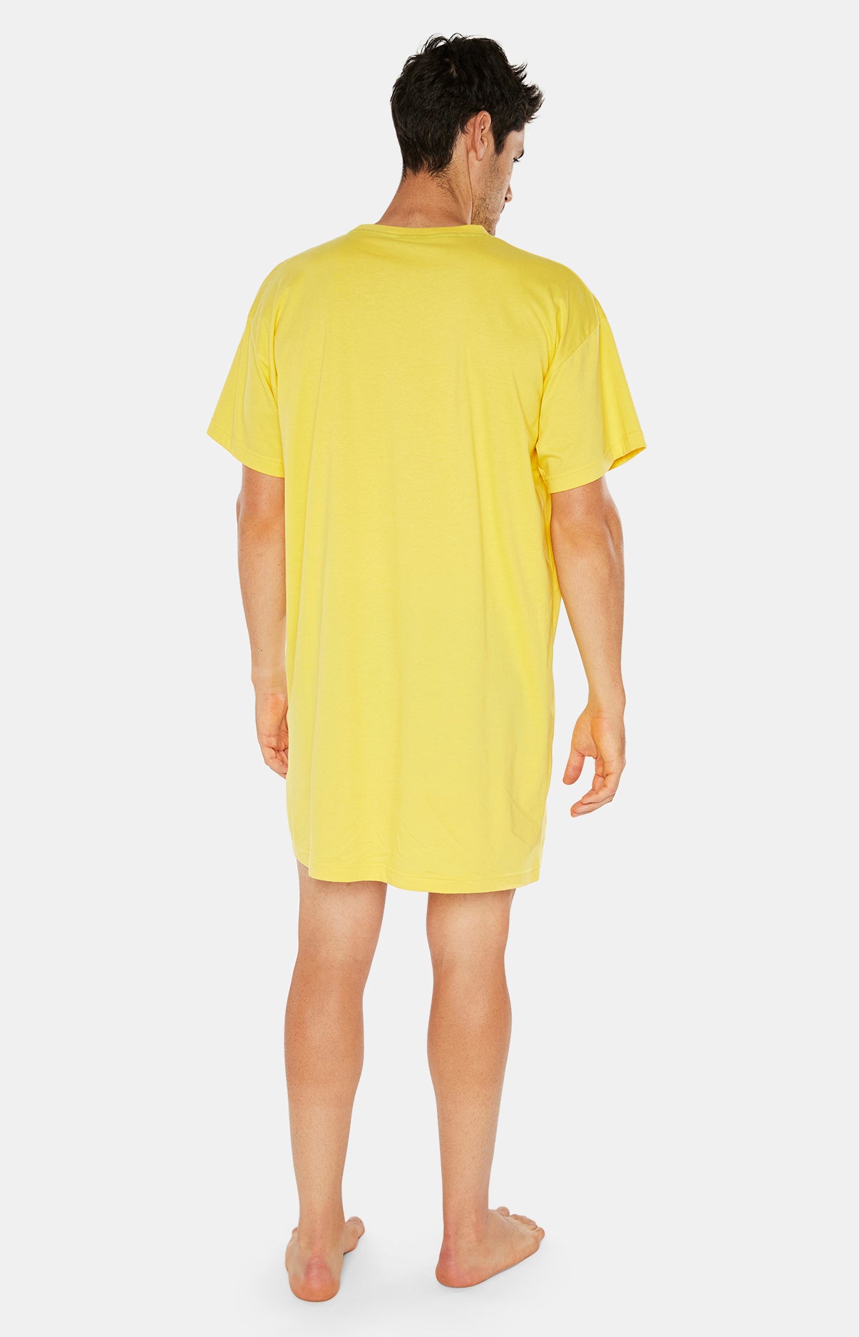 Maxi Tee-shirt Homme Lundi au Sommeil Jaune 5