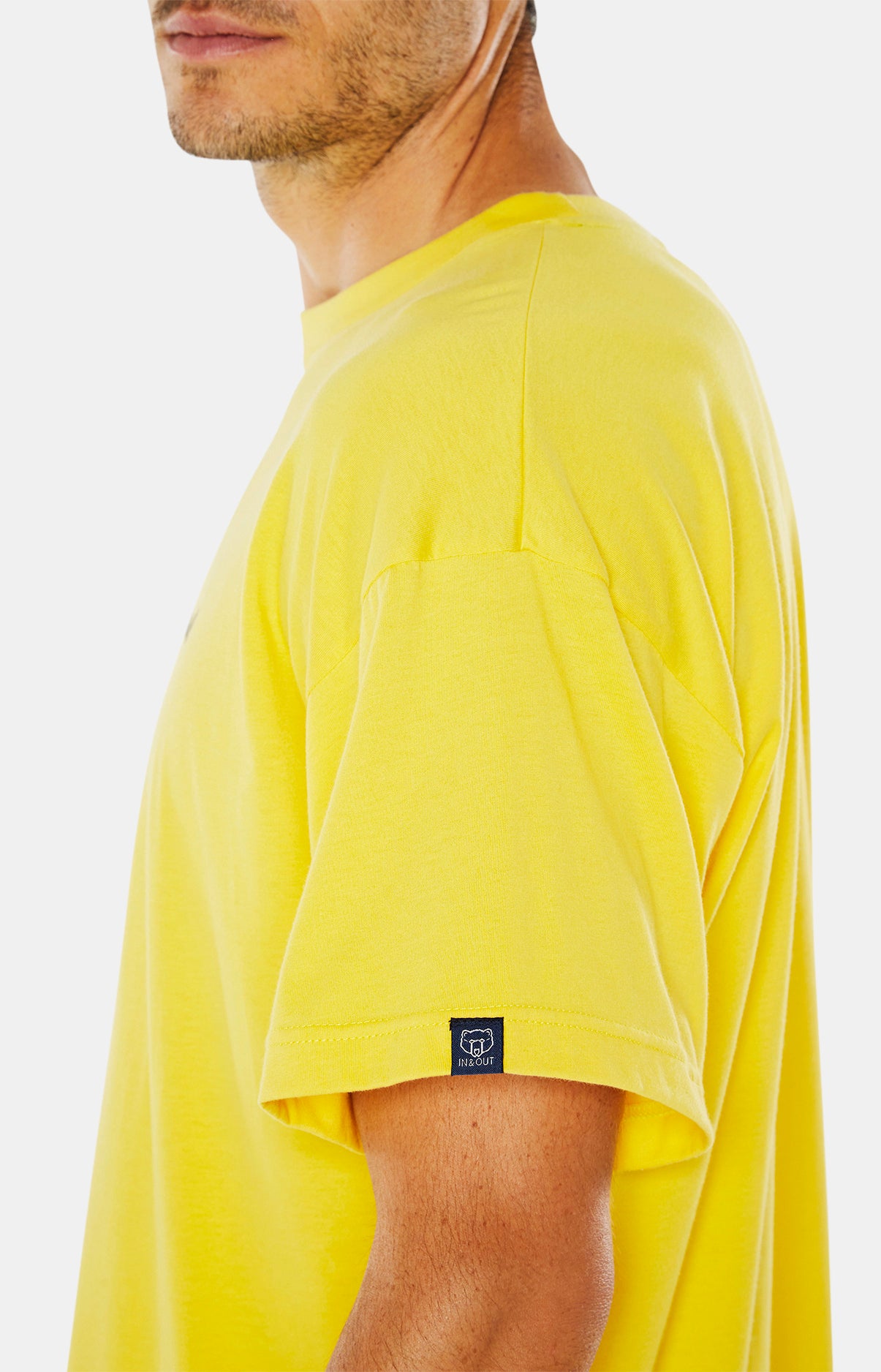 Maxi Tee-shirt Homme Lundi au Sommeil Jaune 6