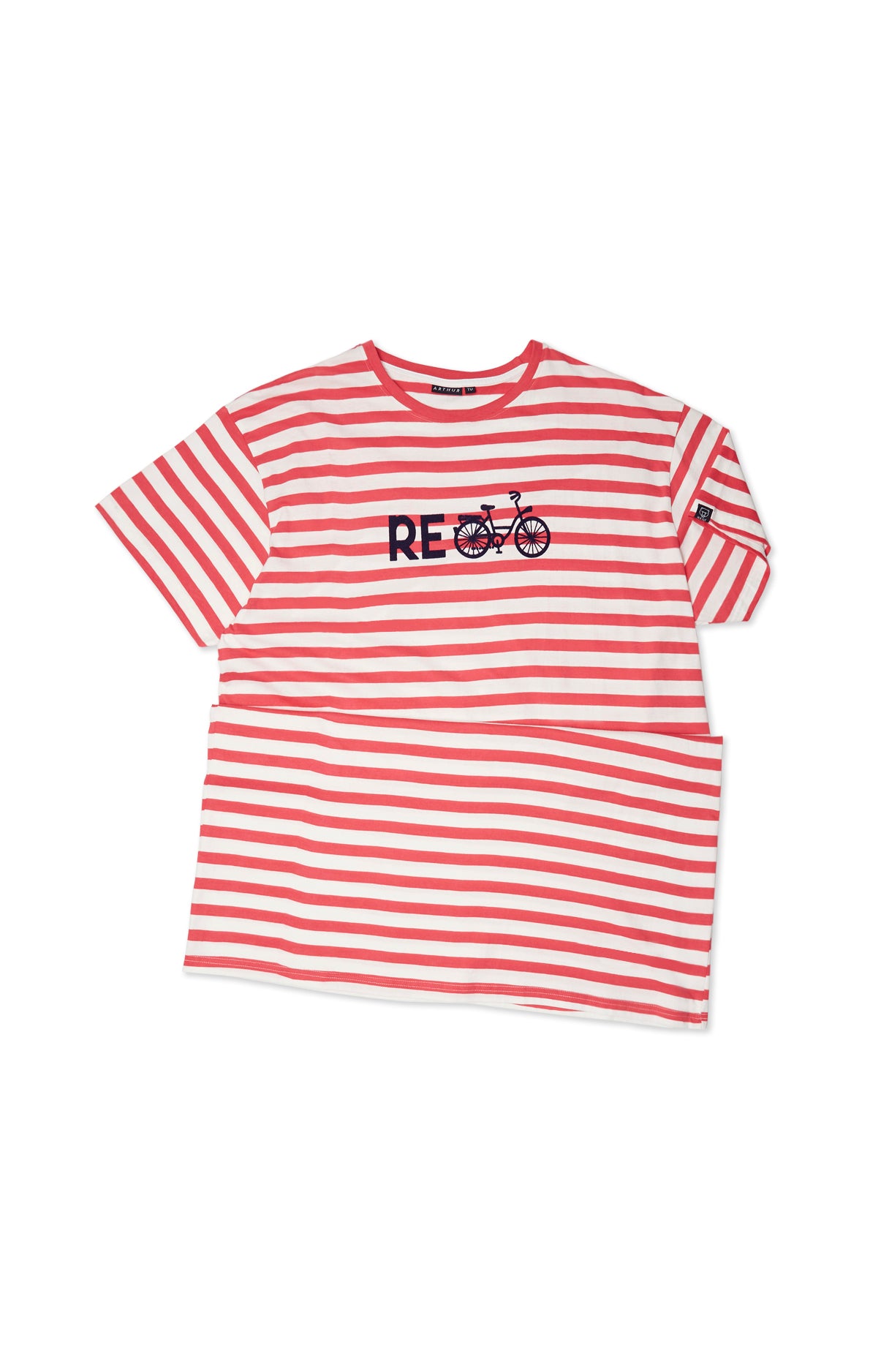 Chemise de nuit Maxi Tee-shirt Homme Recycle Rouge 3