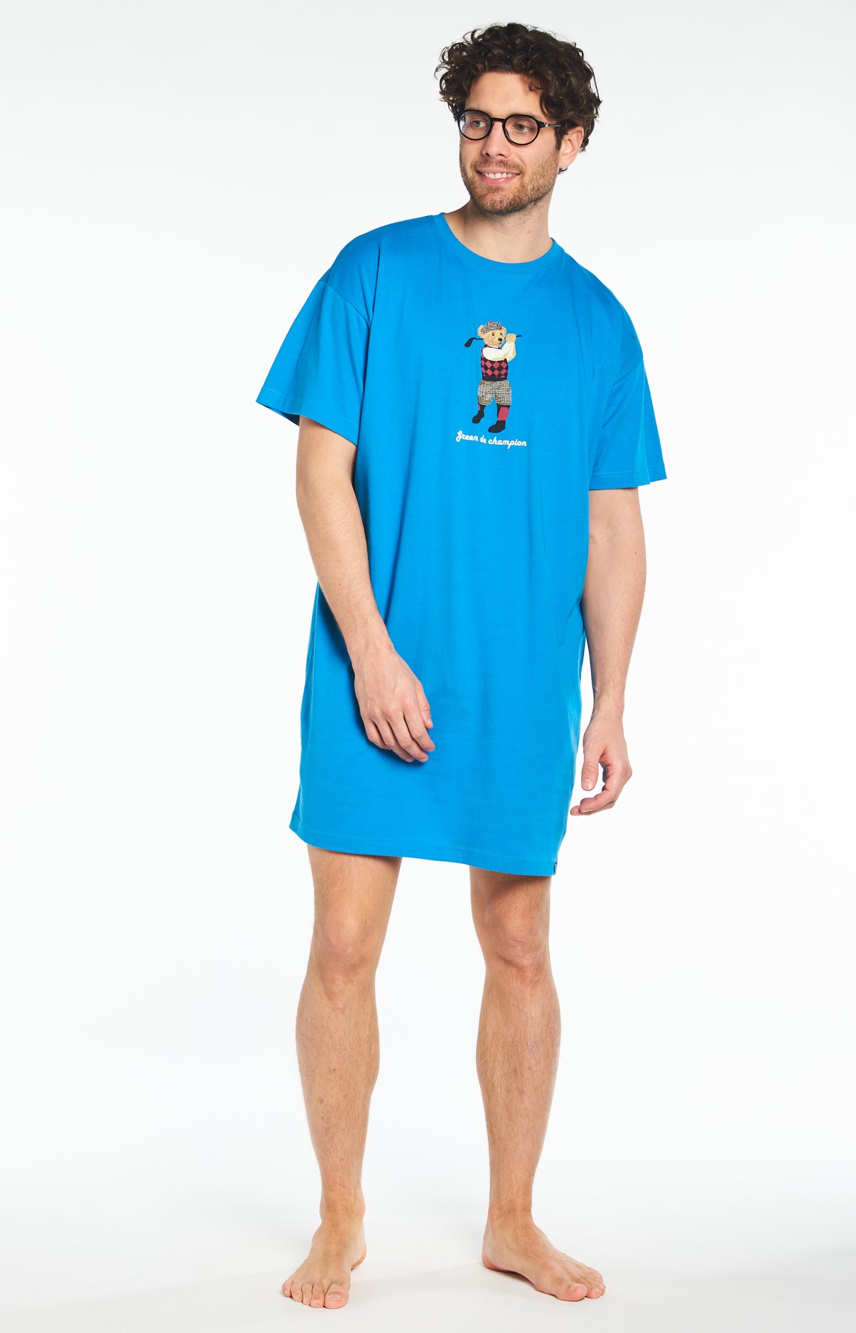 Chemise de nuit Maxi Tee-shirt Homme Green de Champion Bleu 6
