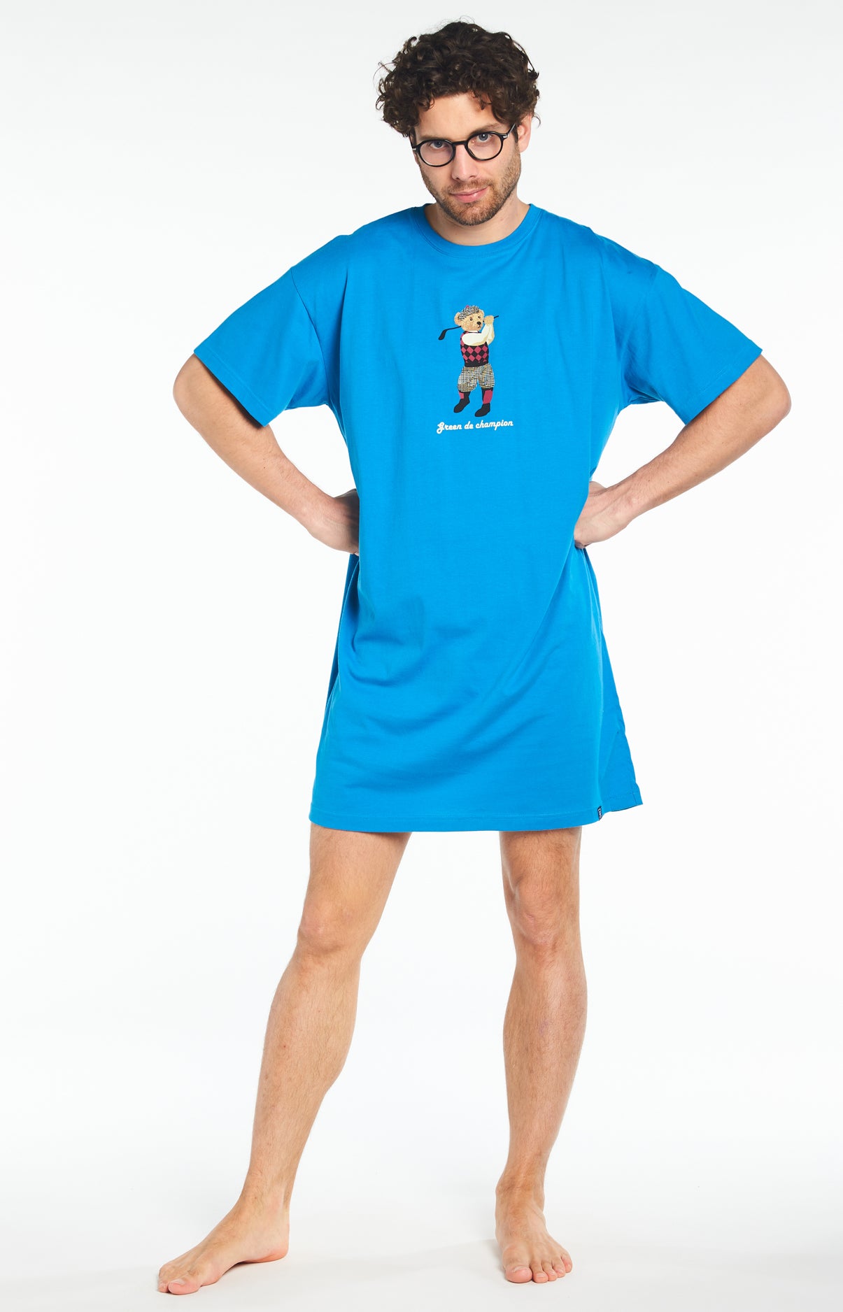 Chemise de nuit Maxi Tee-shirt Homme Green de Champion Bleu 5