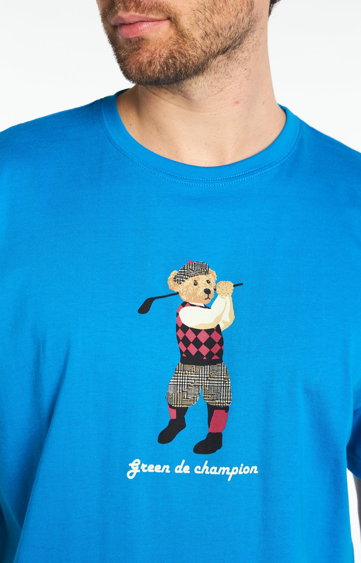 Chemise de nuit Maxi Tee-shirt Homme Green de Champion Bleu 4