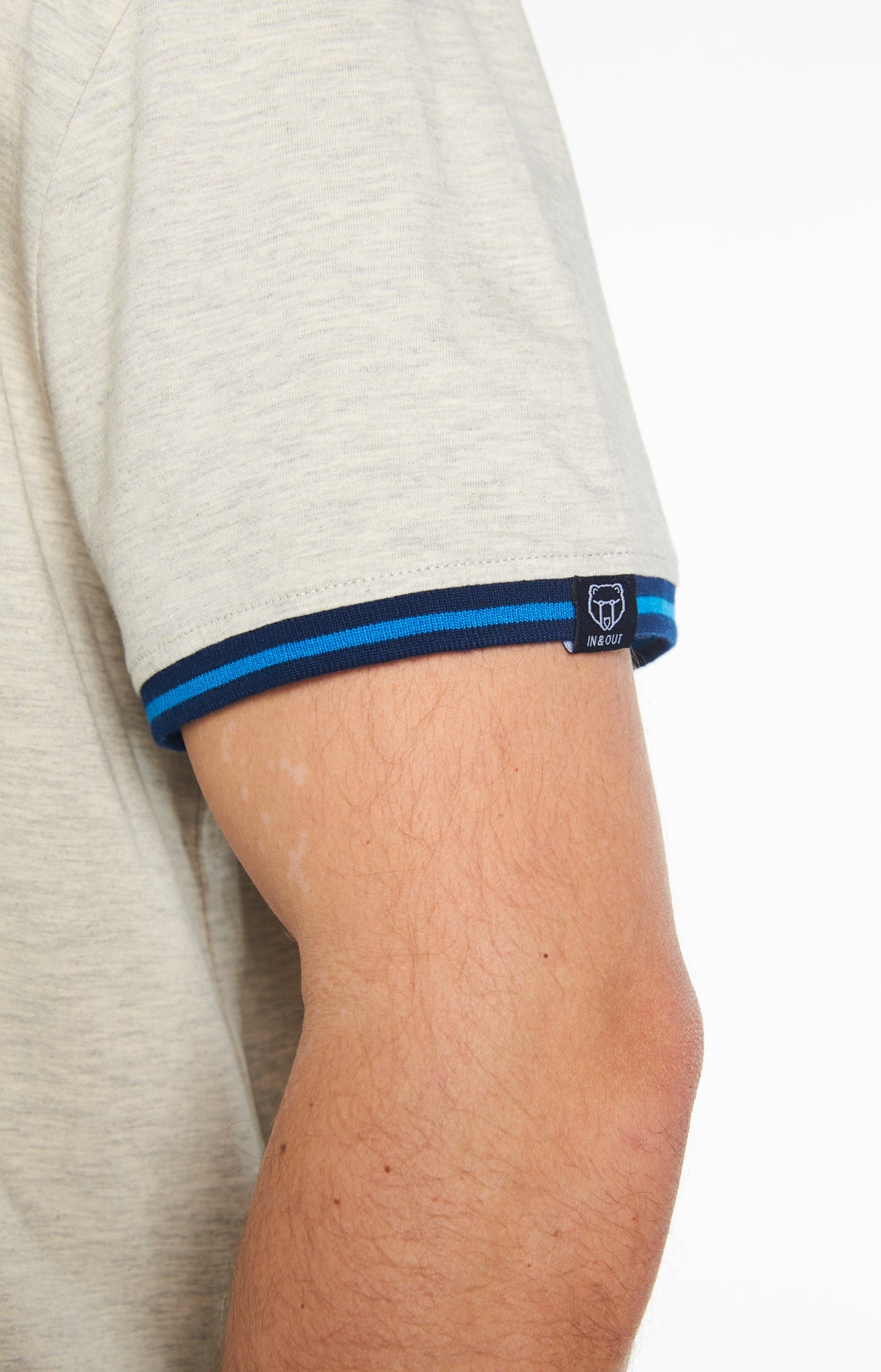 Chemise de nuit Maxi Tee-shirt Homme Bed or not to Bed Blanc et Ivoire 5