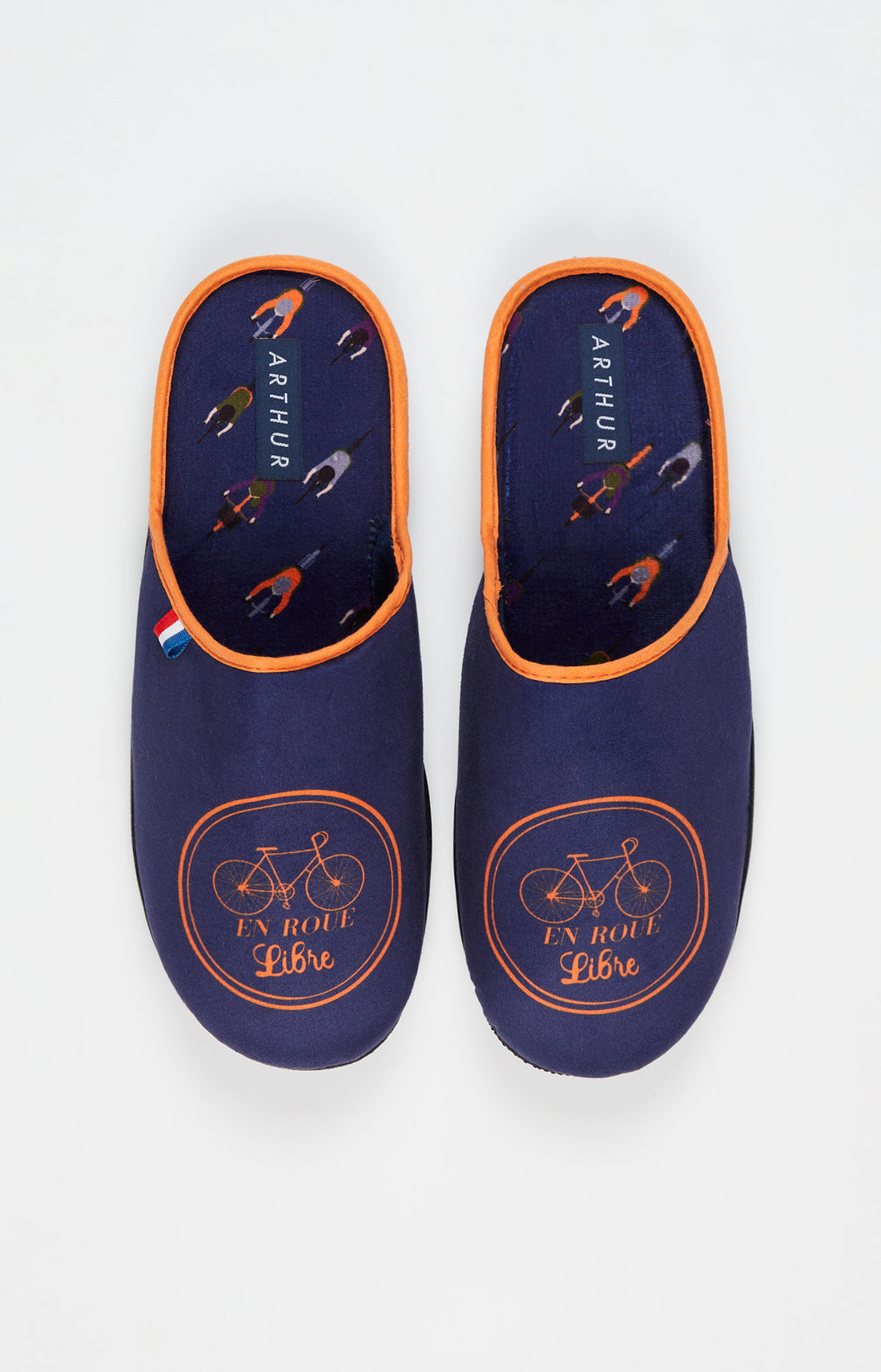 Mules Homme Cycliste Marine 2