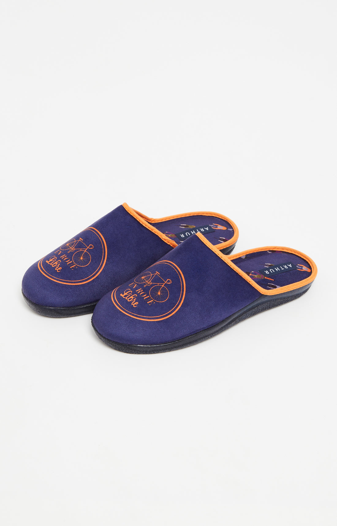 Mules Homme Cycliste Marine 1