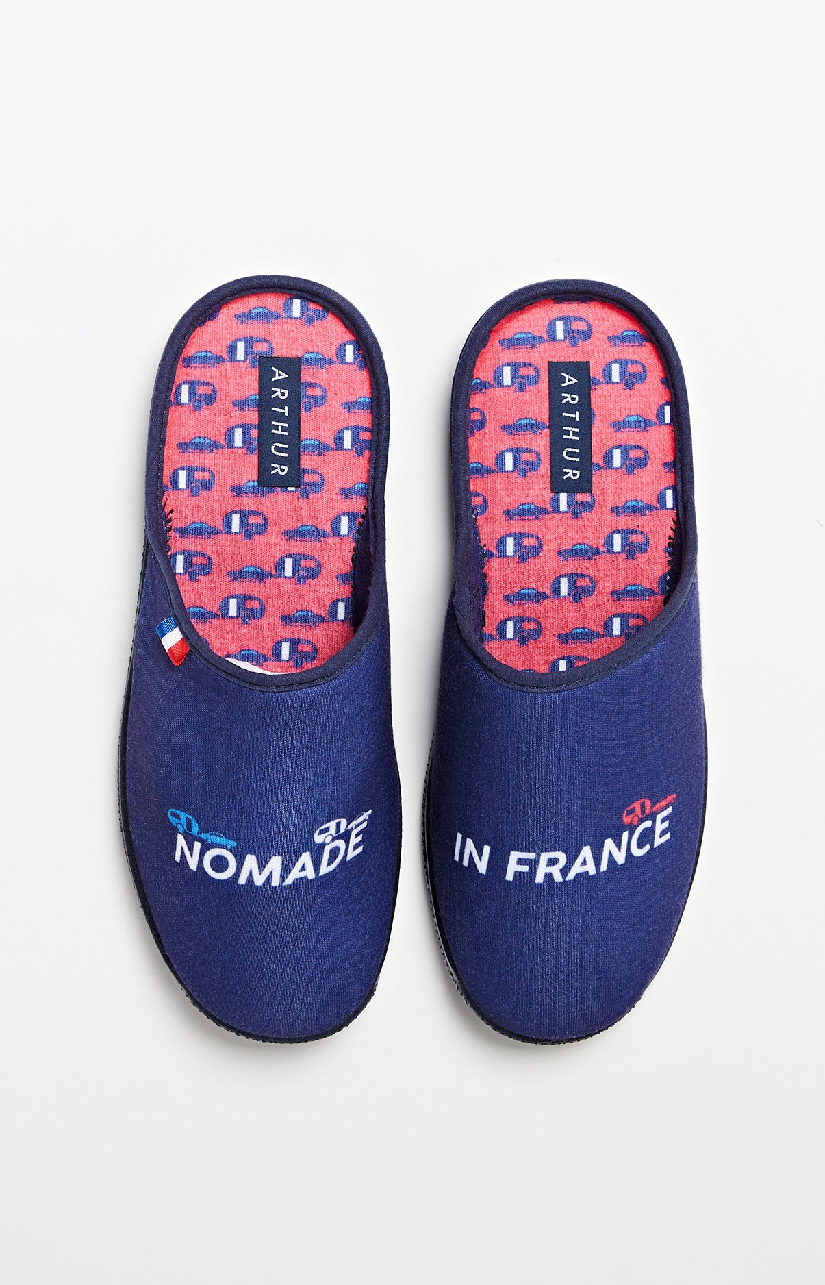 Mules Homme Nomade in France Rouge 2