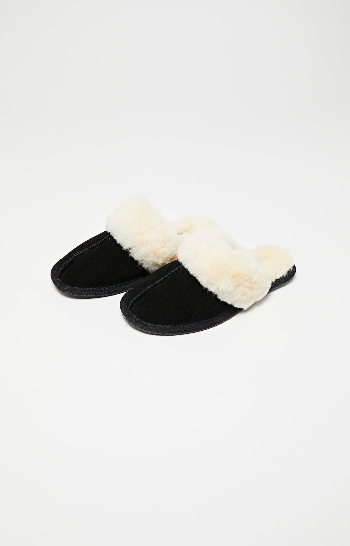 Mules Femme Laine Femme Noir 1