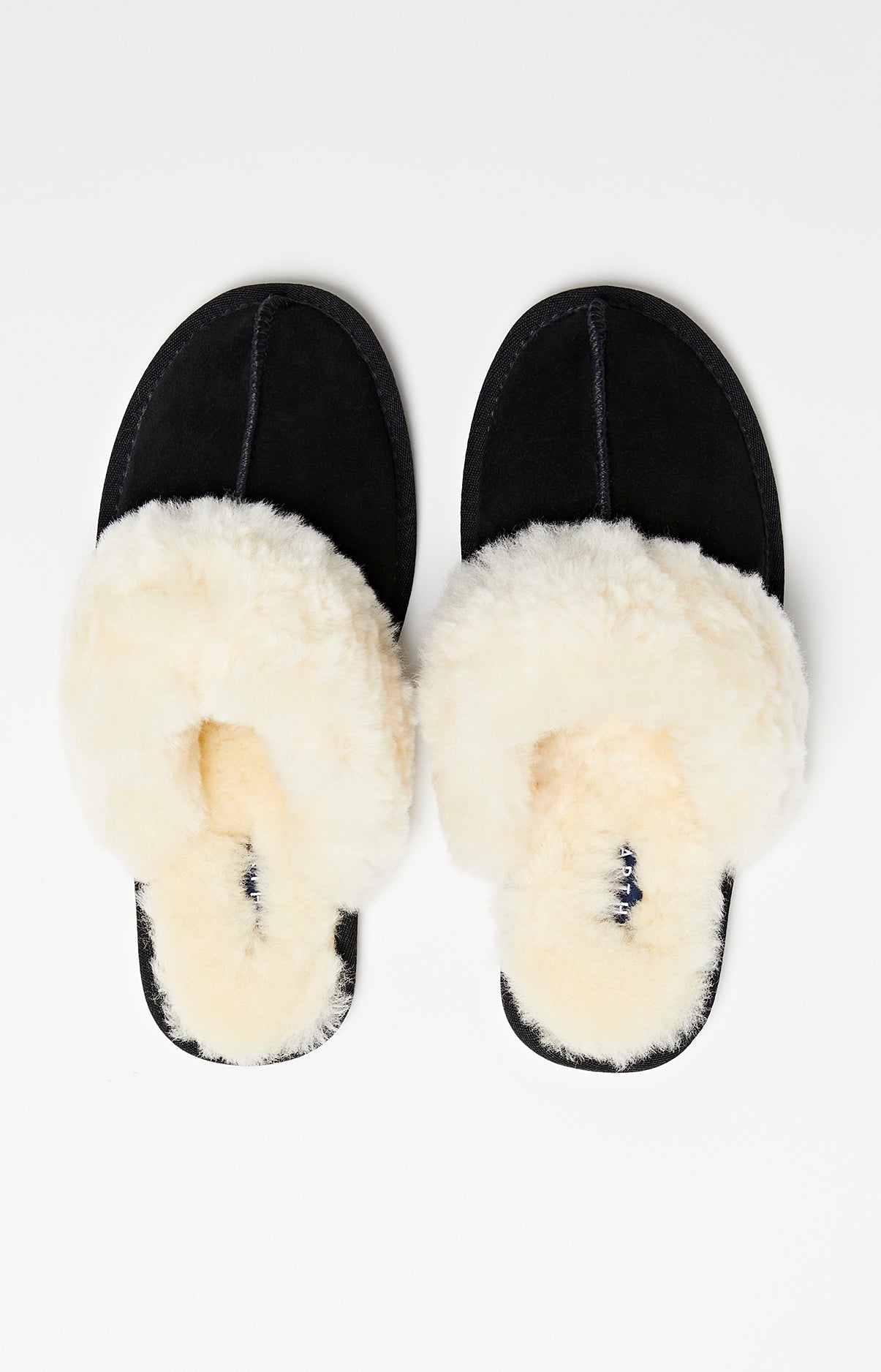 Mules Femme Laine Femme Noir 2