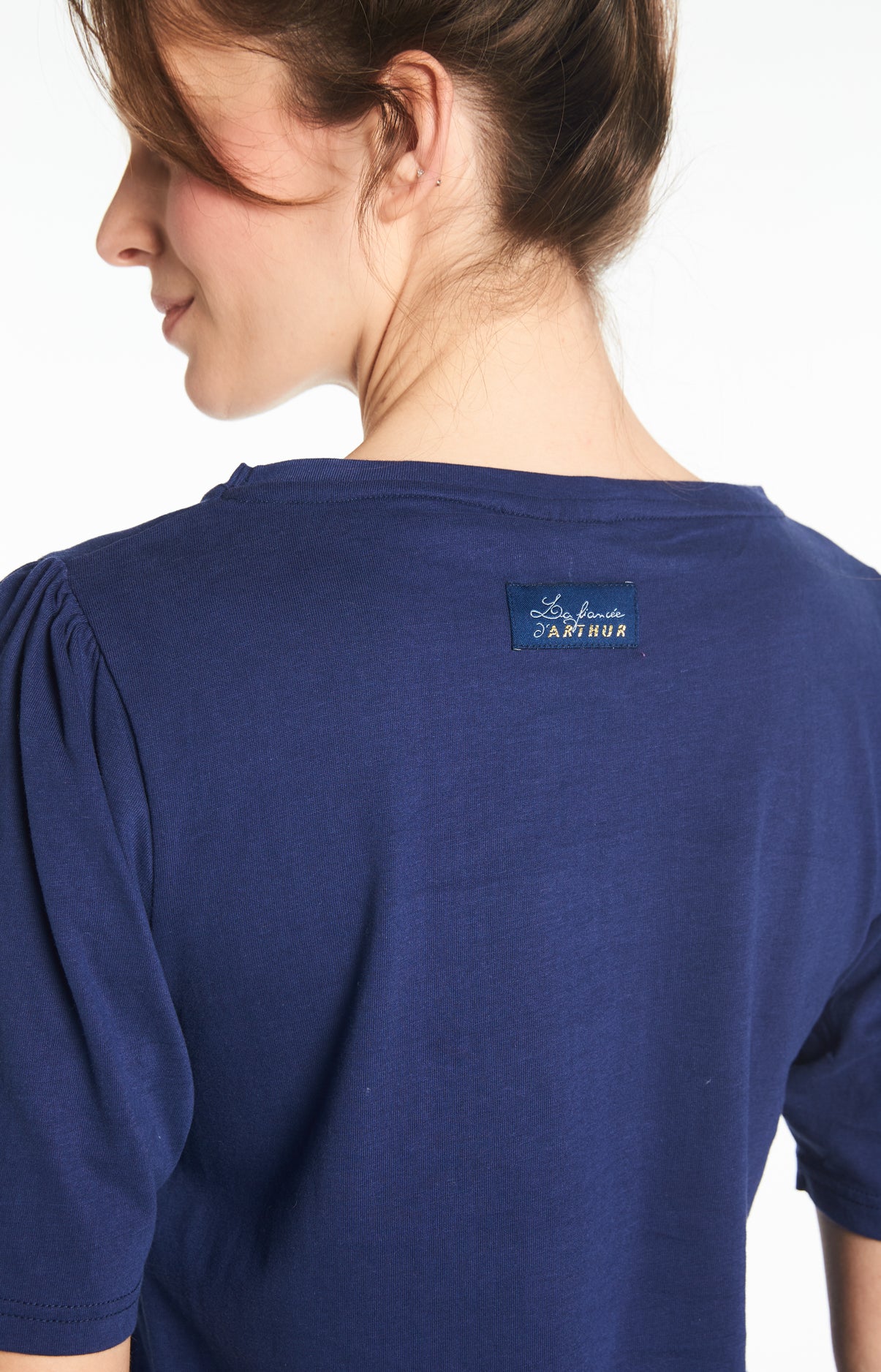 Tee Shirt Uni Marine 4