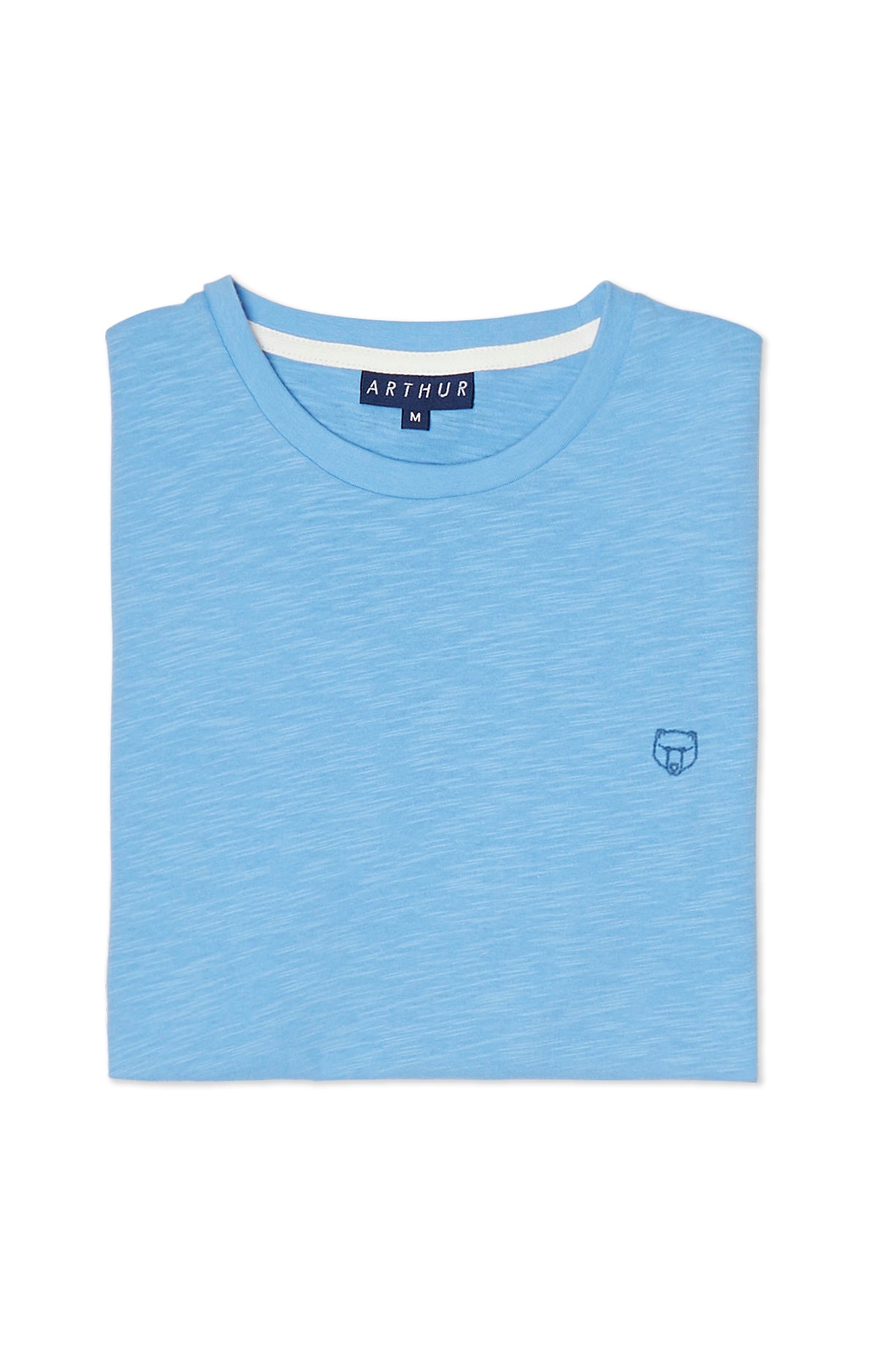 Tee-shirt Homme uni Bleu 29