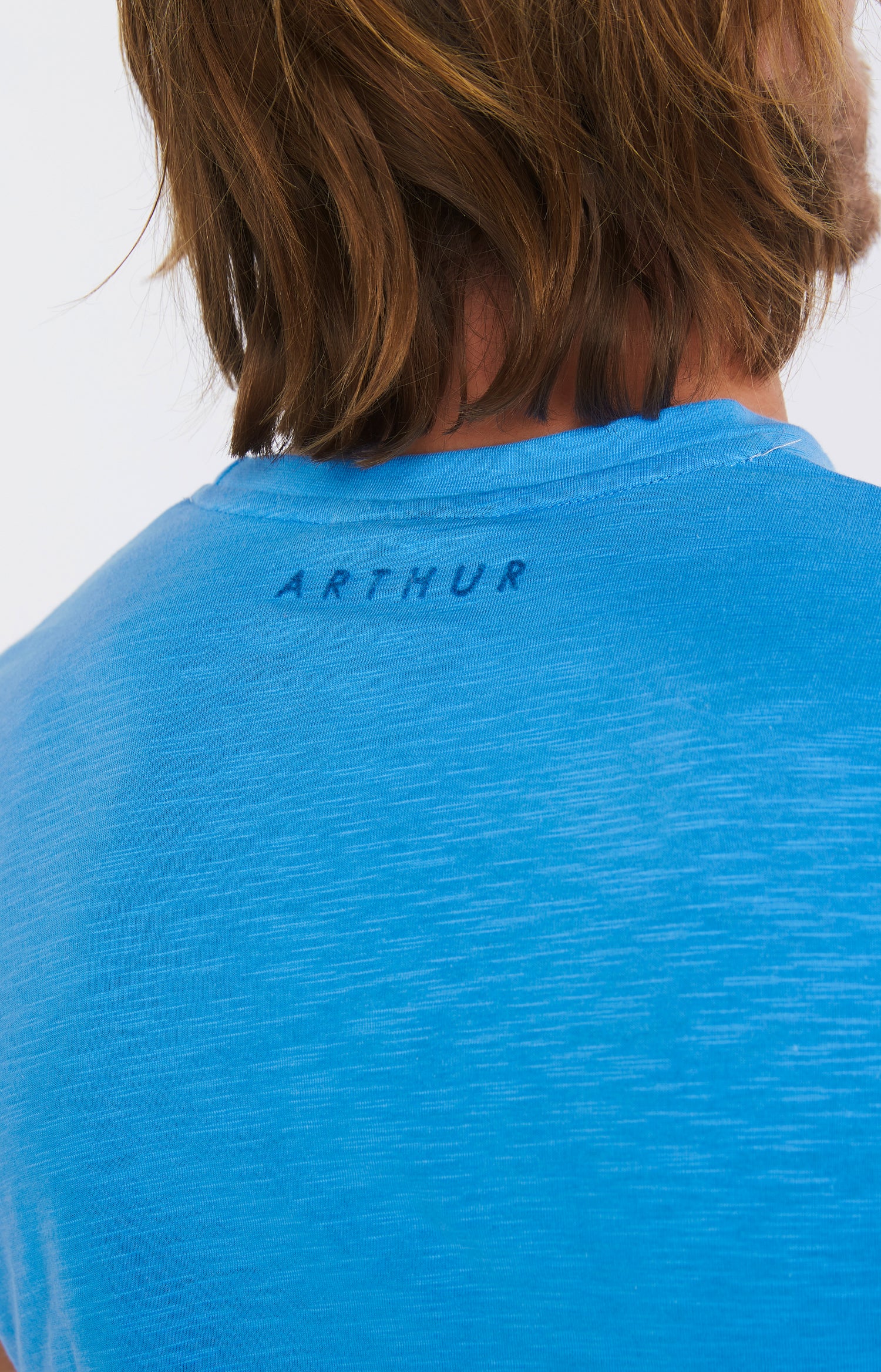Tee-shirt Homme uni Bleu 30