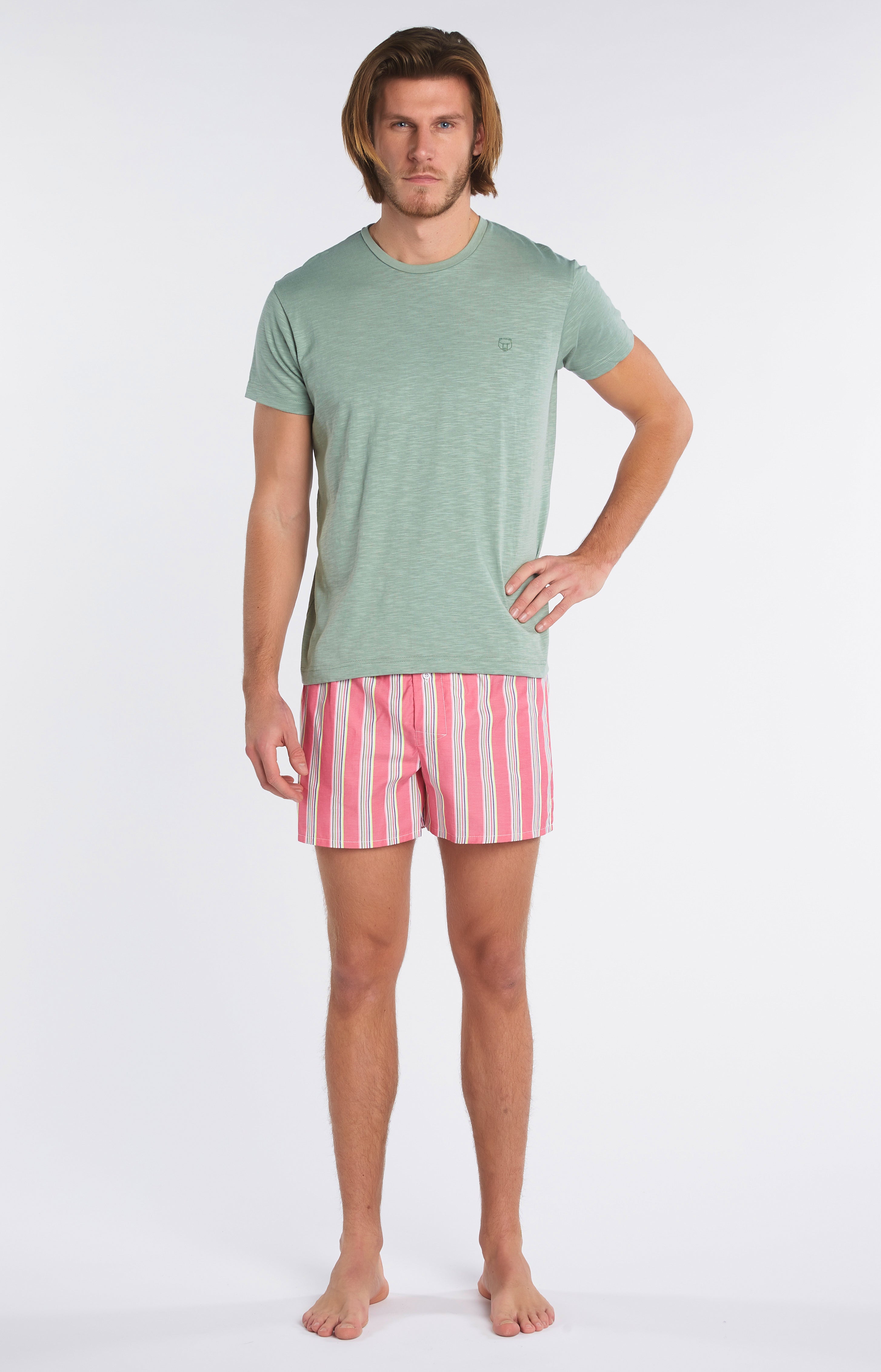 Tee-shirt Homme uni Vert 43