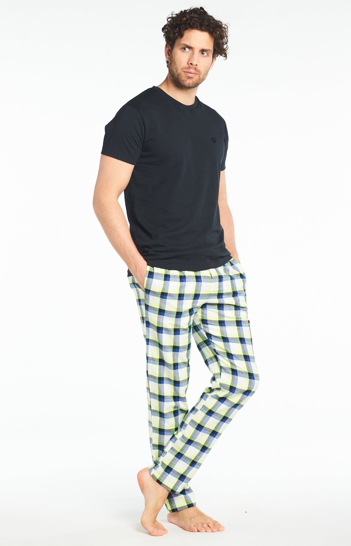 Tee-shirt Homme Uni Noir 54